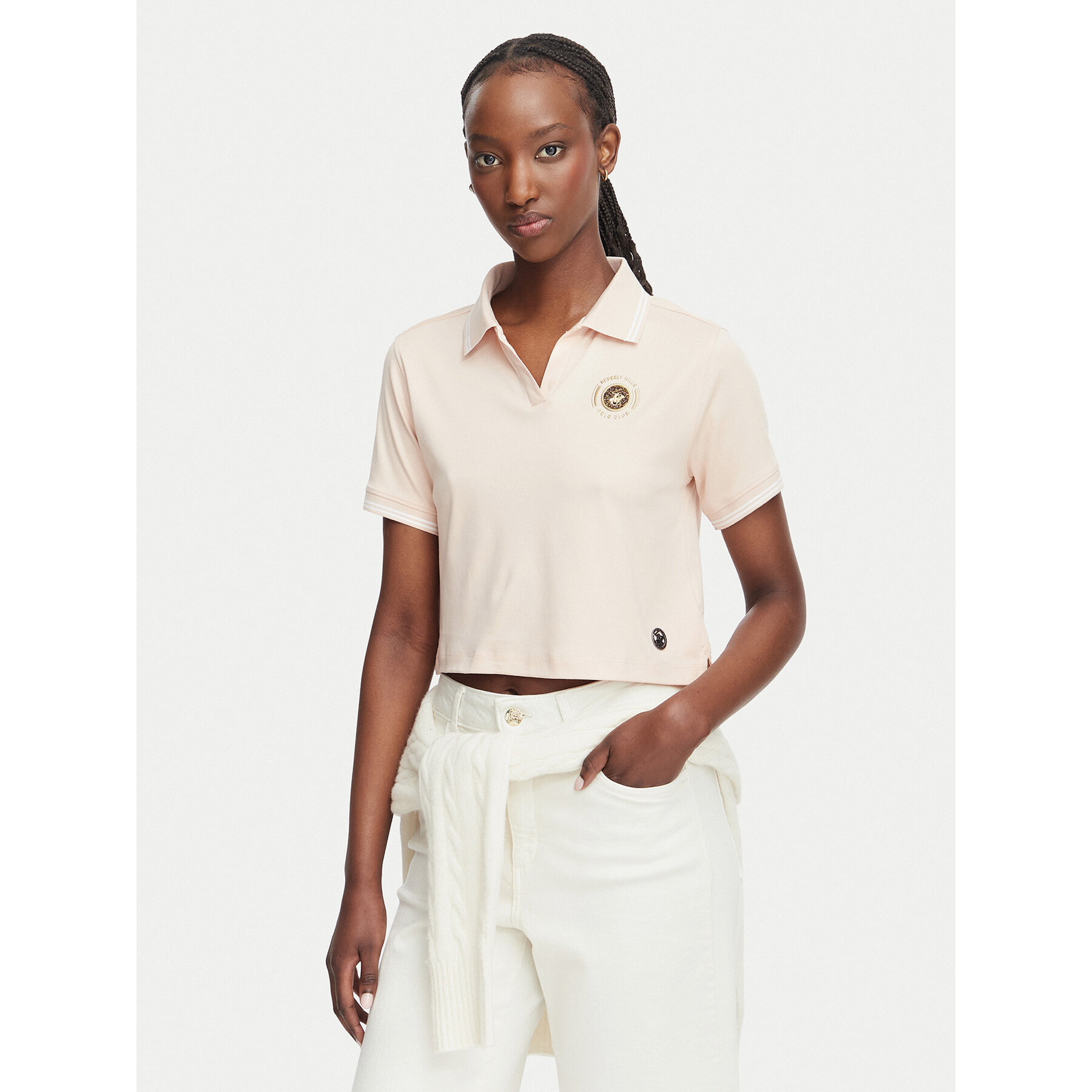 Beverly Hills Polo Club Poloshirt L2605-HR Hellrosa Regular Fit