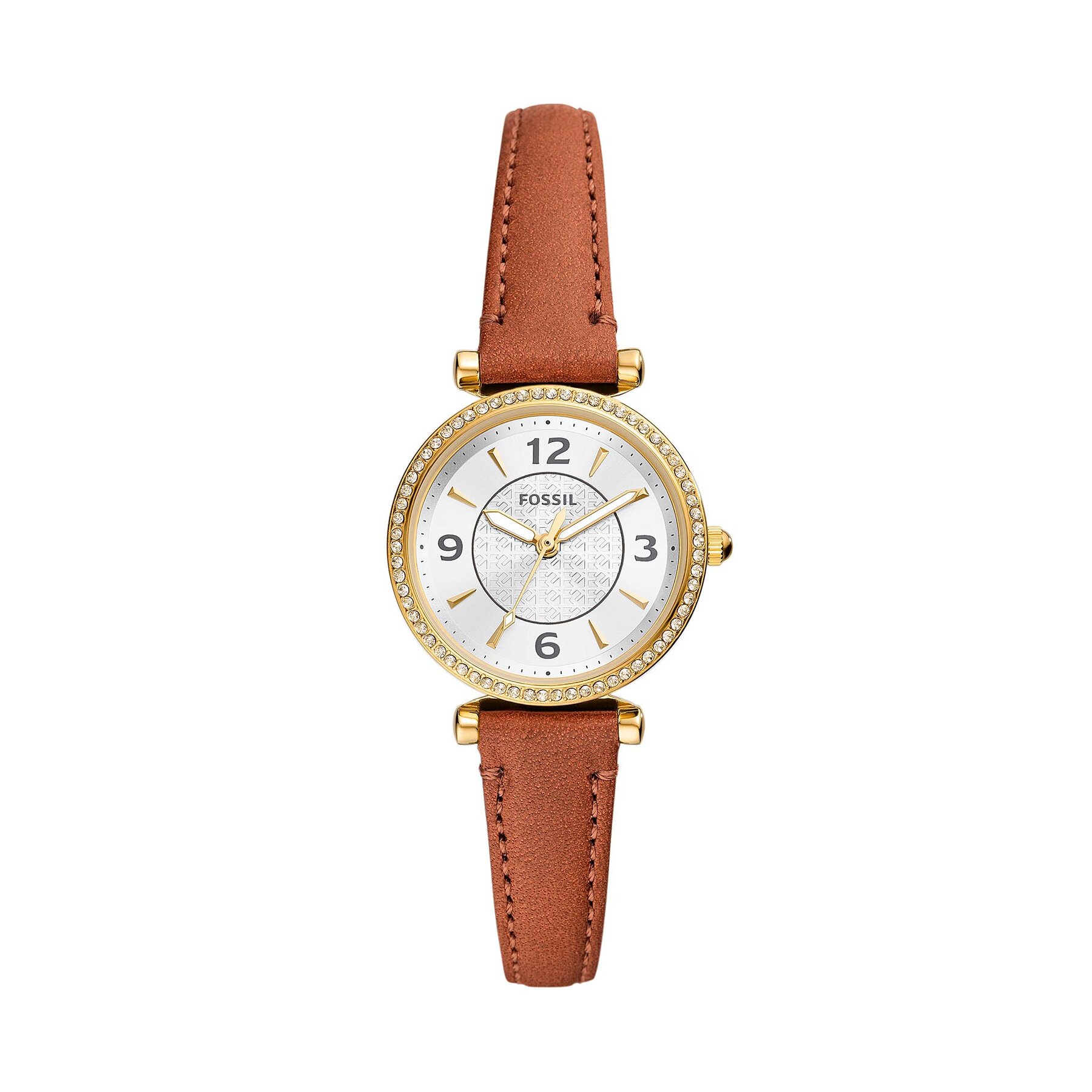 

Годинник Fossil Carlie ES5297 Gold/Brown, Коричневий
