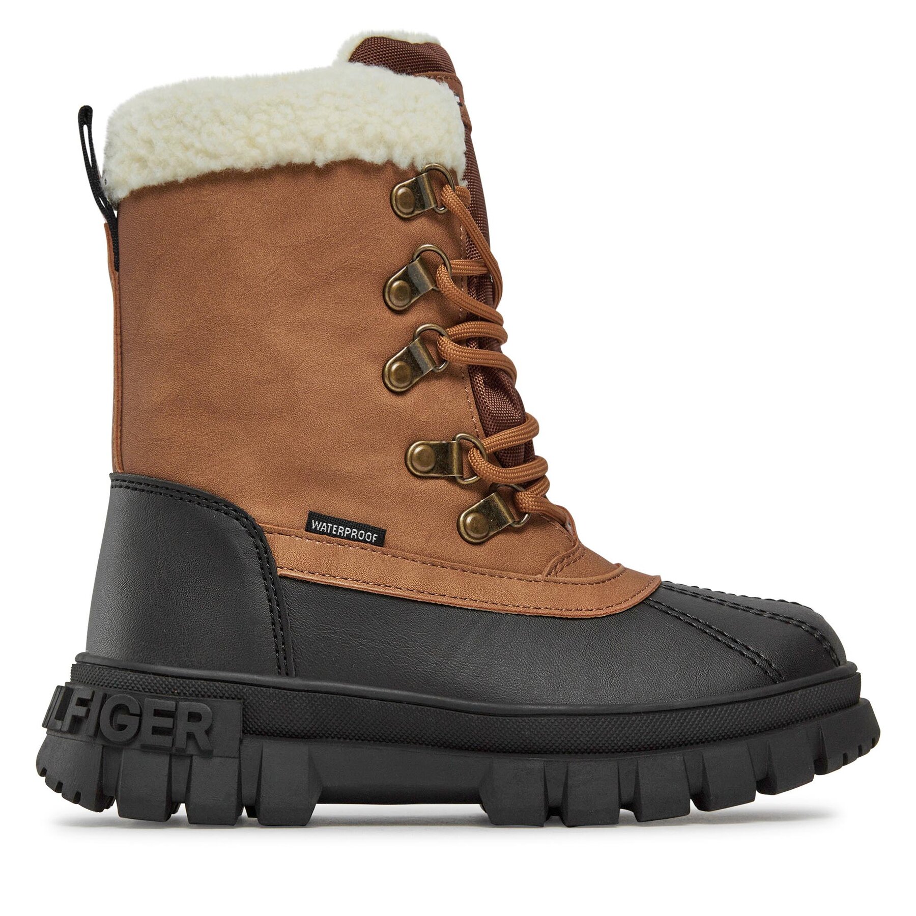 Dziecięce Trzewiki Tommy Hilfiger, Rozmiar 32 Brązowy T3B5-33161-0814582 M