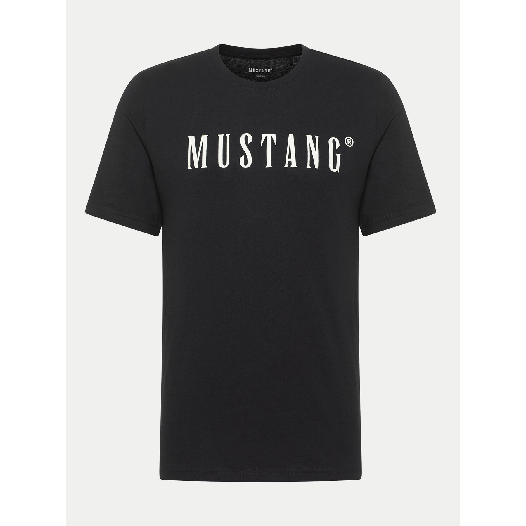 Mustang T-Shirt Austin 1014695 Μαύρο Regular Fit