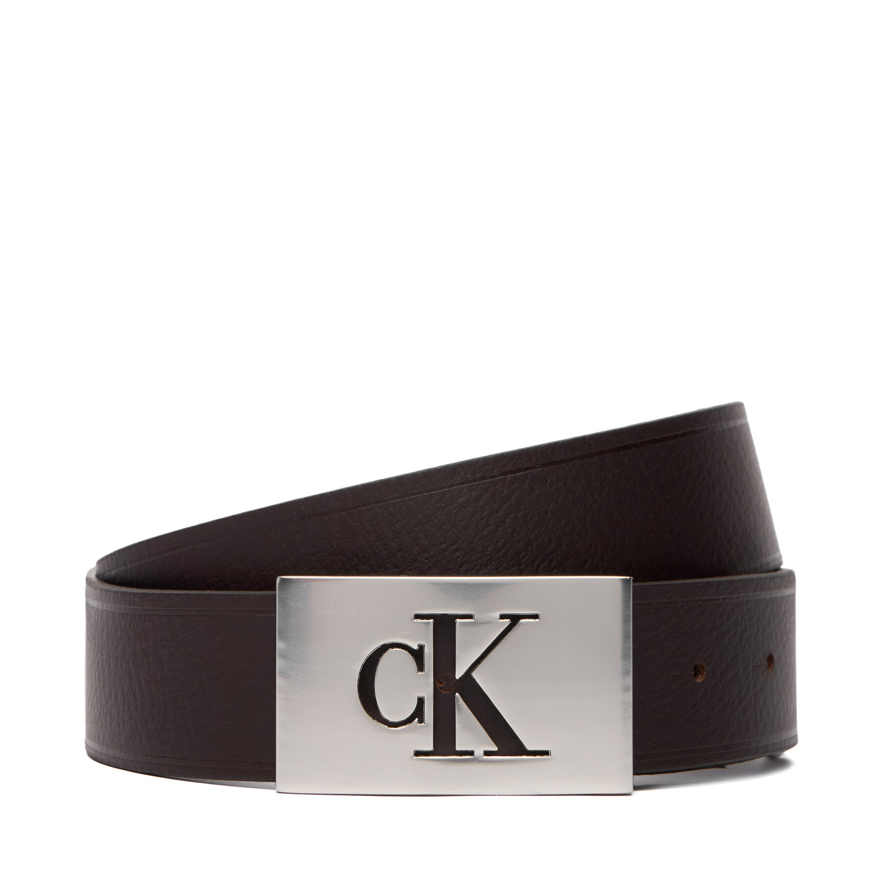 Nadrágszíj Calvin Klein Ssnl Mono Plaque 35Mm Fixed LV04D7086G Barna