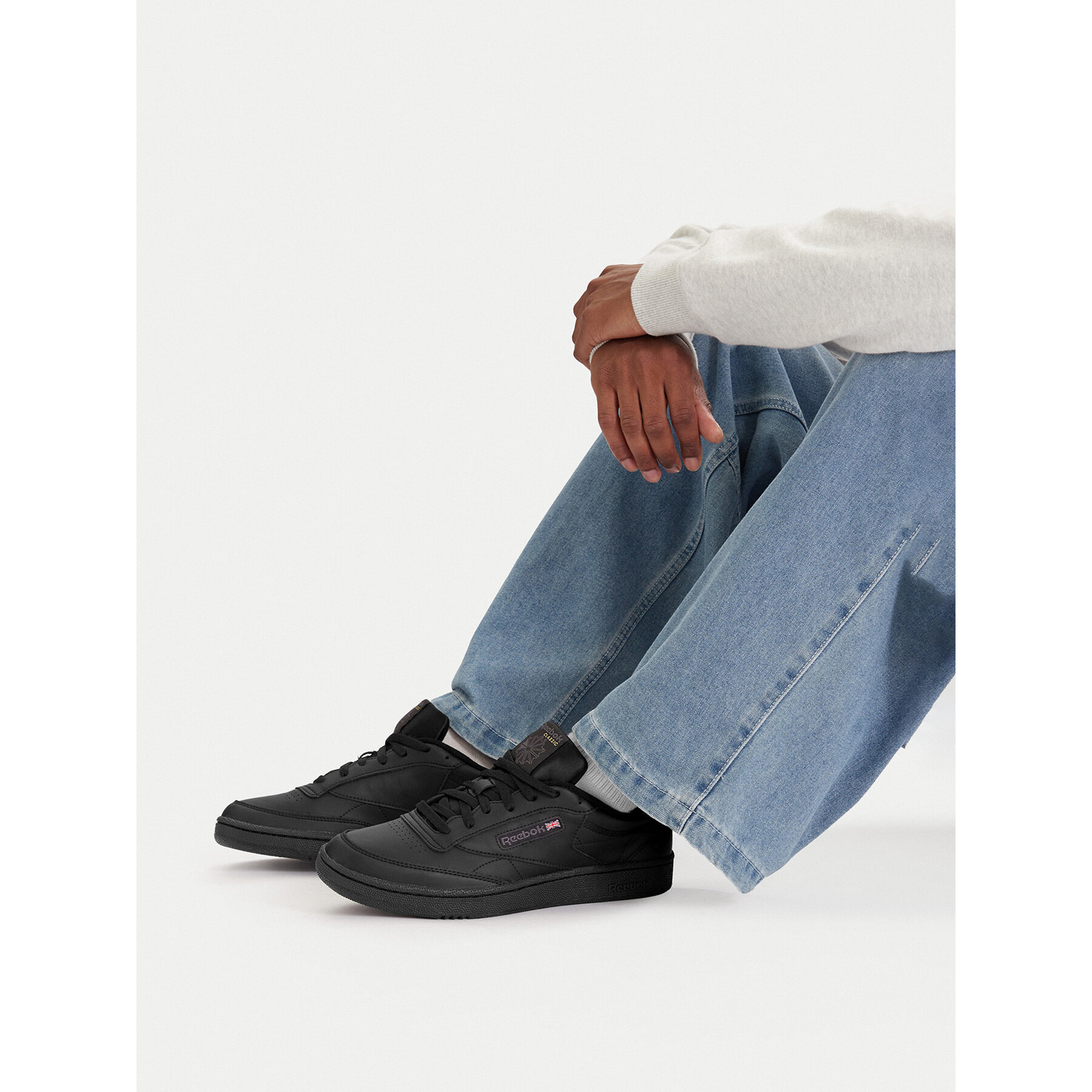 Sneakers Reebok EO-CLUB C 85 100000153 Negru