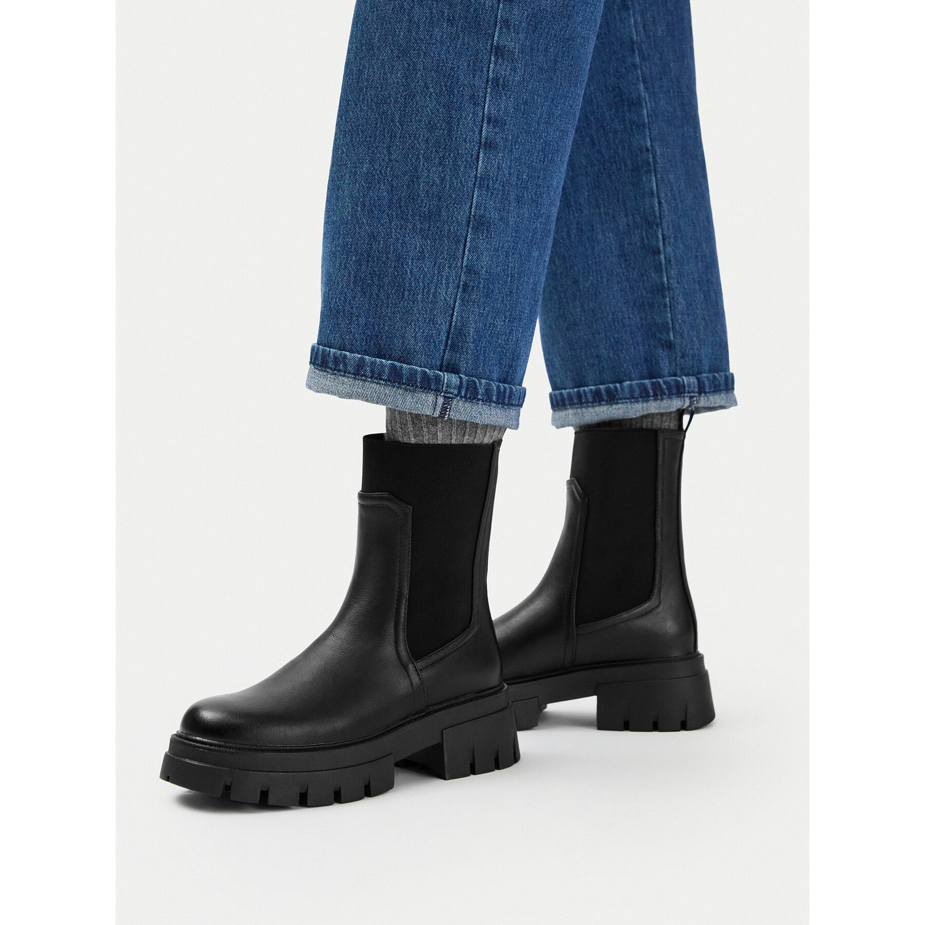 Ghete Jodhpur DeeZee CEO-HY13030-7 Negru