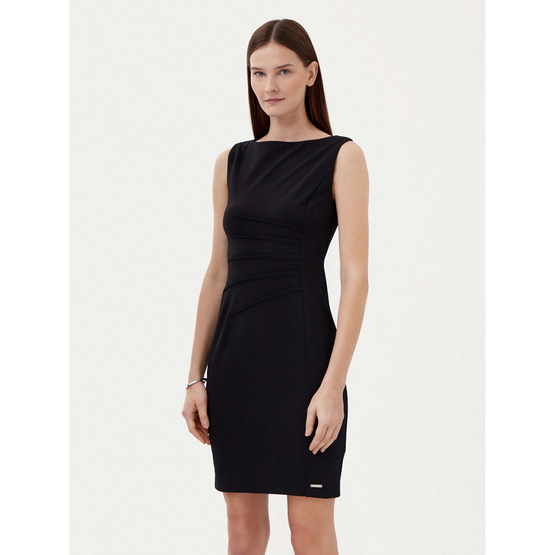 Calvin Klein Kleid für den Alltag K20K208433 Schwarz Regular Fit