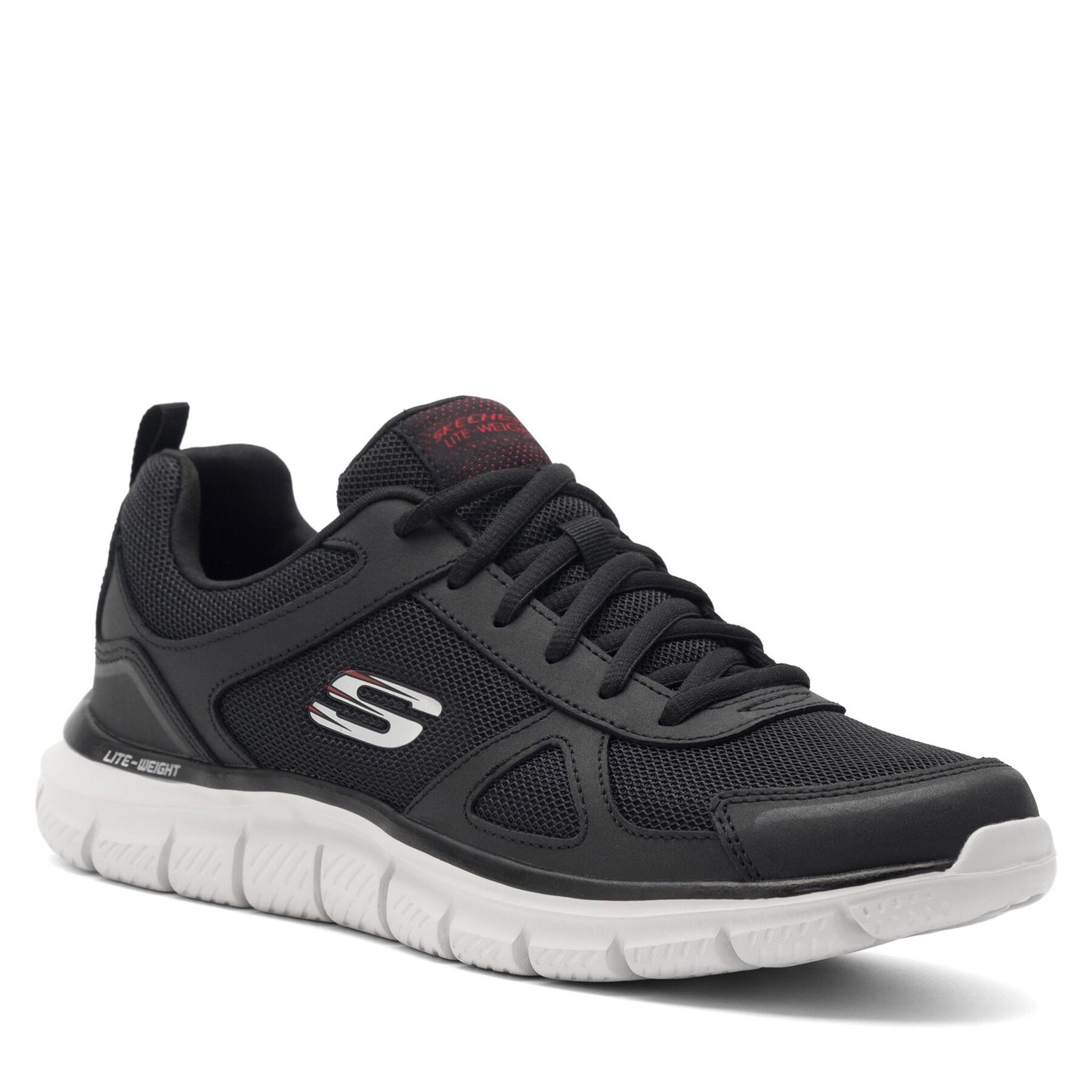 Męskie Sneakersy Skechers, Rozmiar 44 Czarny TRACK SCLORIC 52631 BKRD