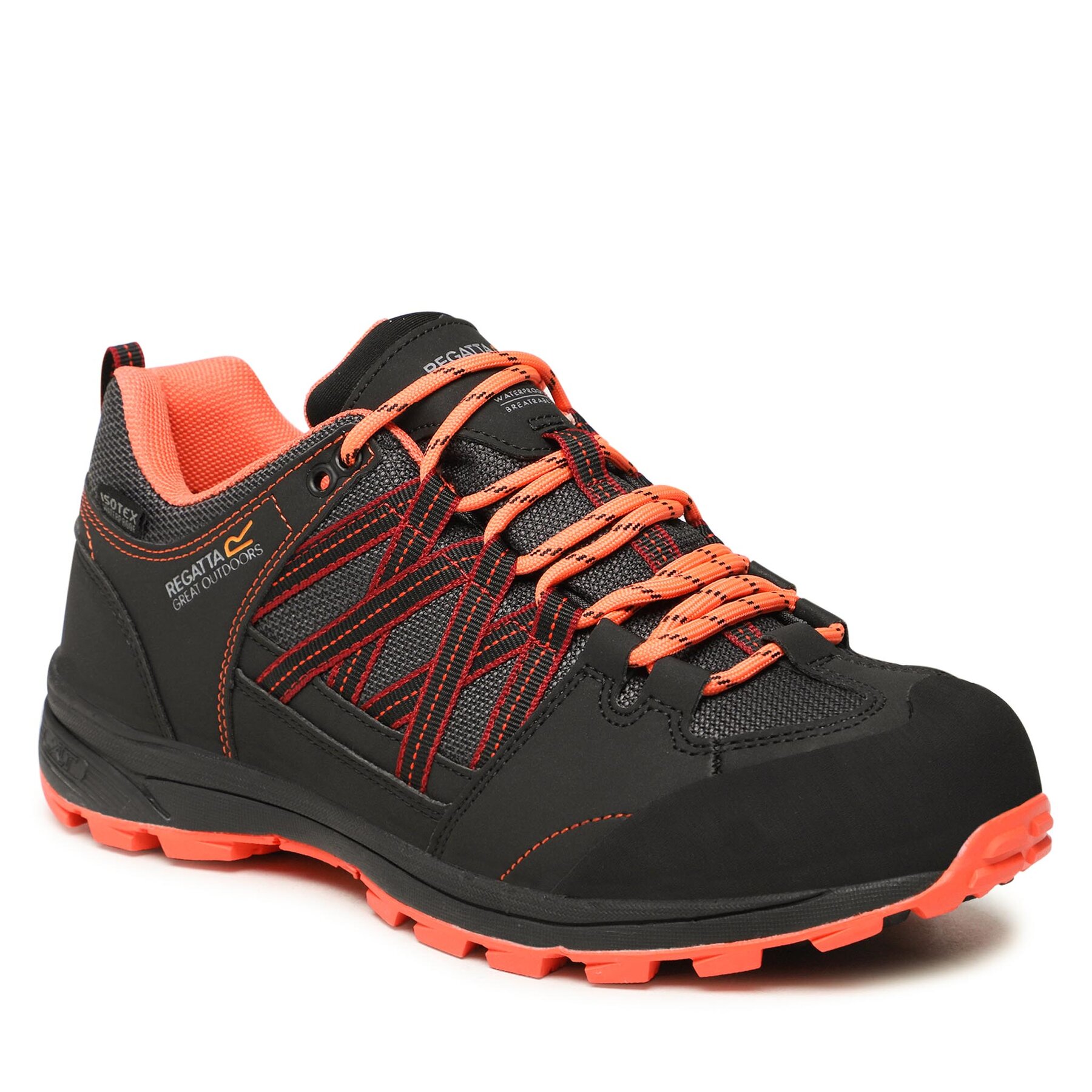 Image de Chaussures de trekking Regatta Samaris II Low RMF540 Black/Fiesta W6Z