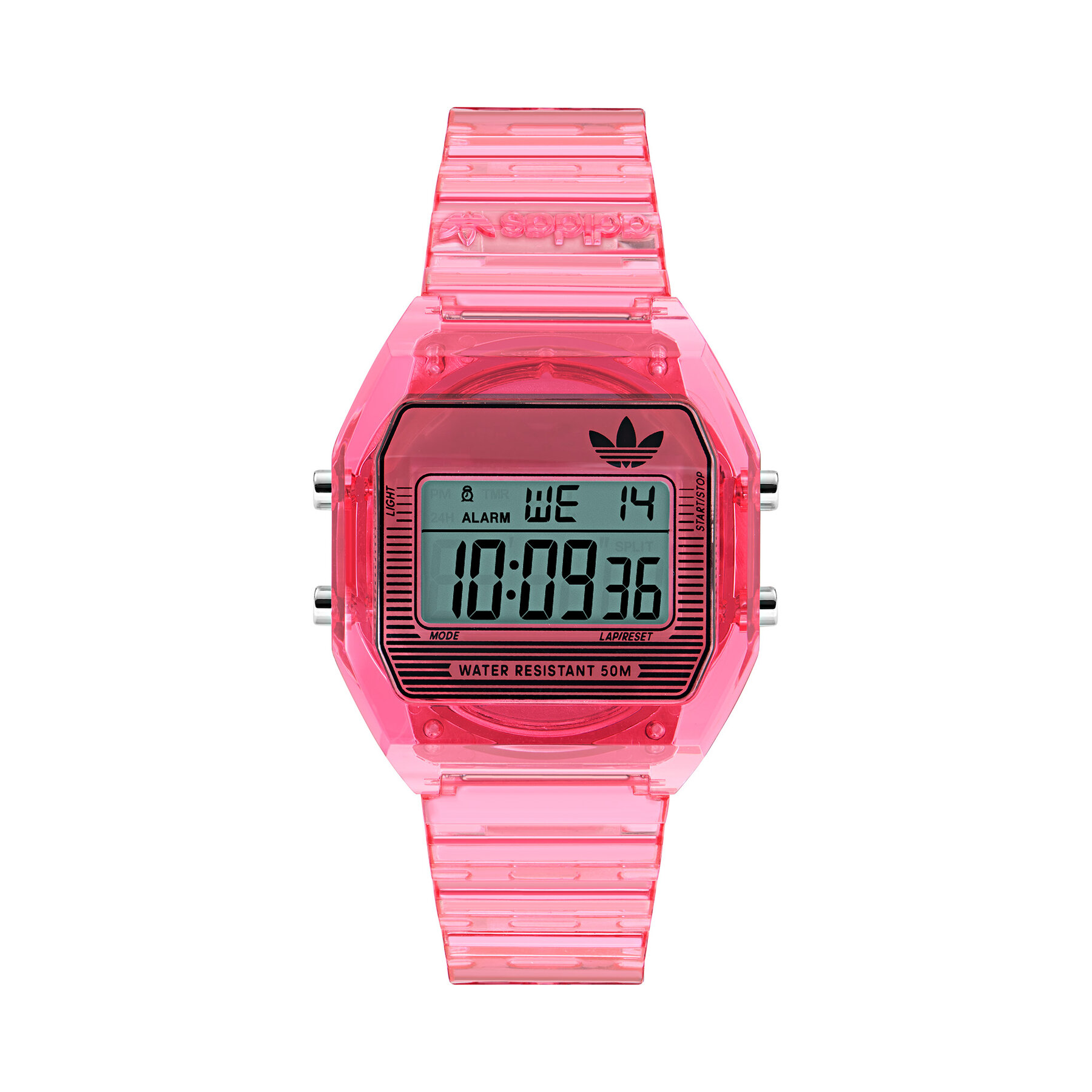 Часовник adidas AO Street Digital Two Crystal AOST25540 Розов