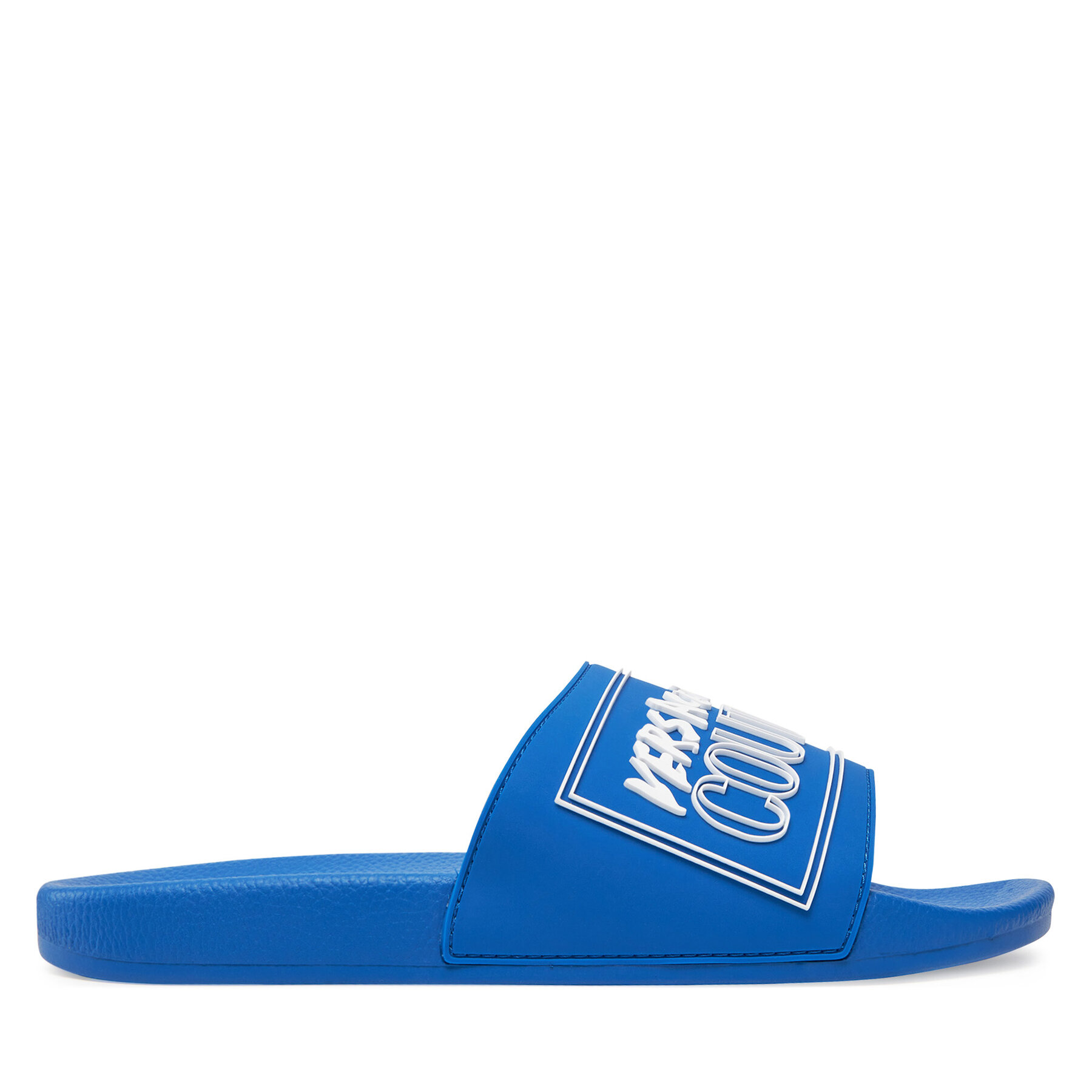 Uomo Ciabatte Versace Jeans Couture, Taglia 42, Blu, 78YA3SQ3, taglia : 42