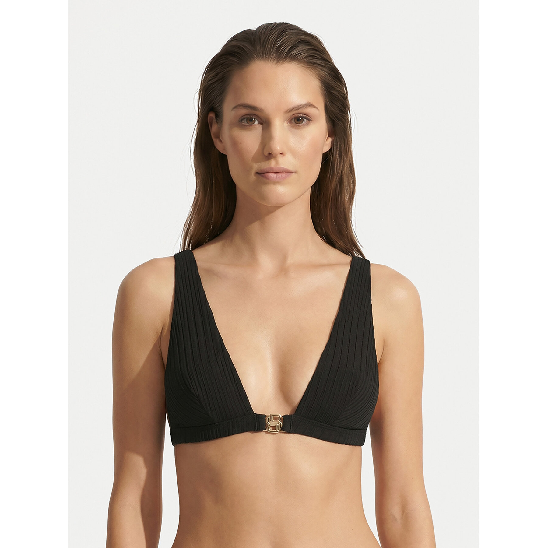 BOSS Bikini-Oberteil 50556645 Schwarz