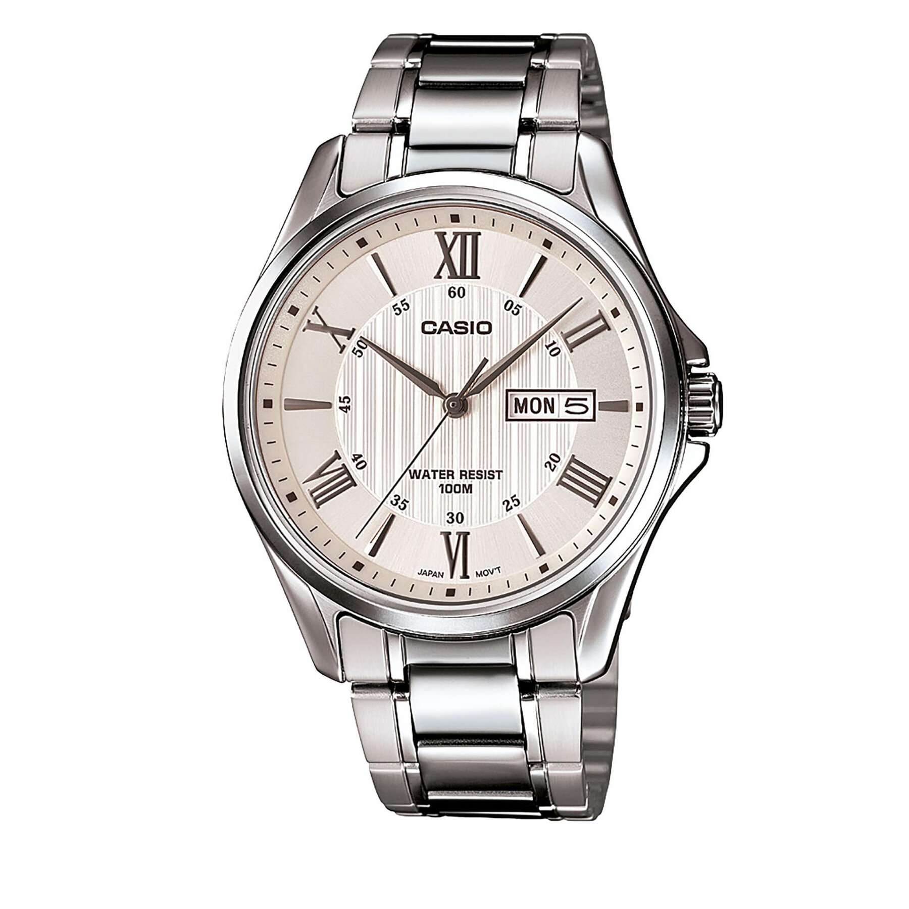 

Годинник Casio MTP-1384D-7AVEF Silver/White, Білий
