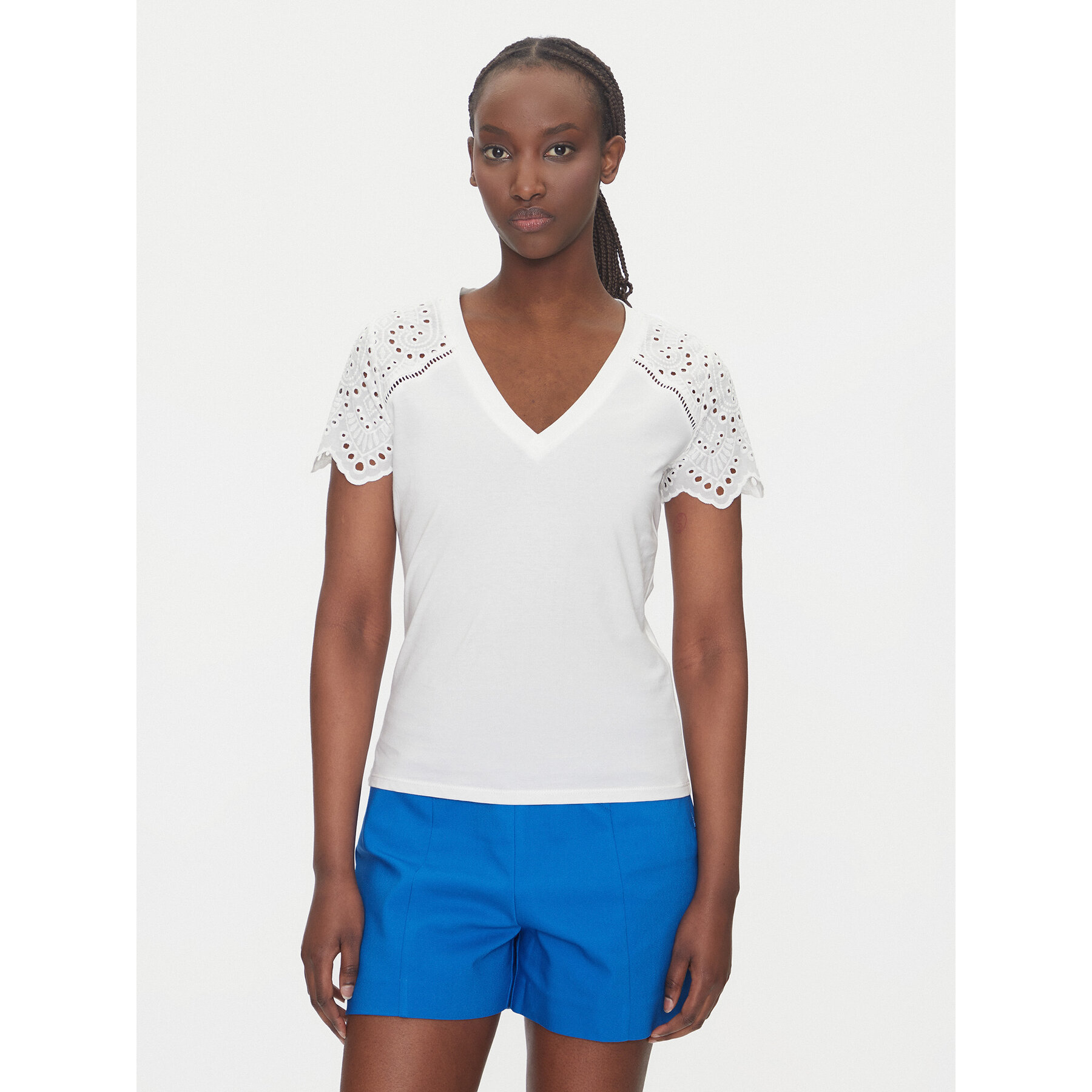 Morgan Bluse 251-DMATY Weiß Regular Fit