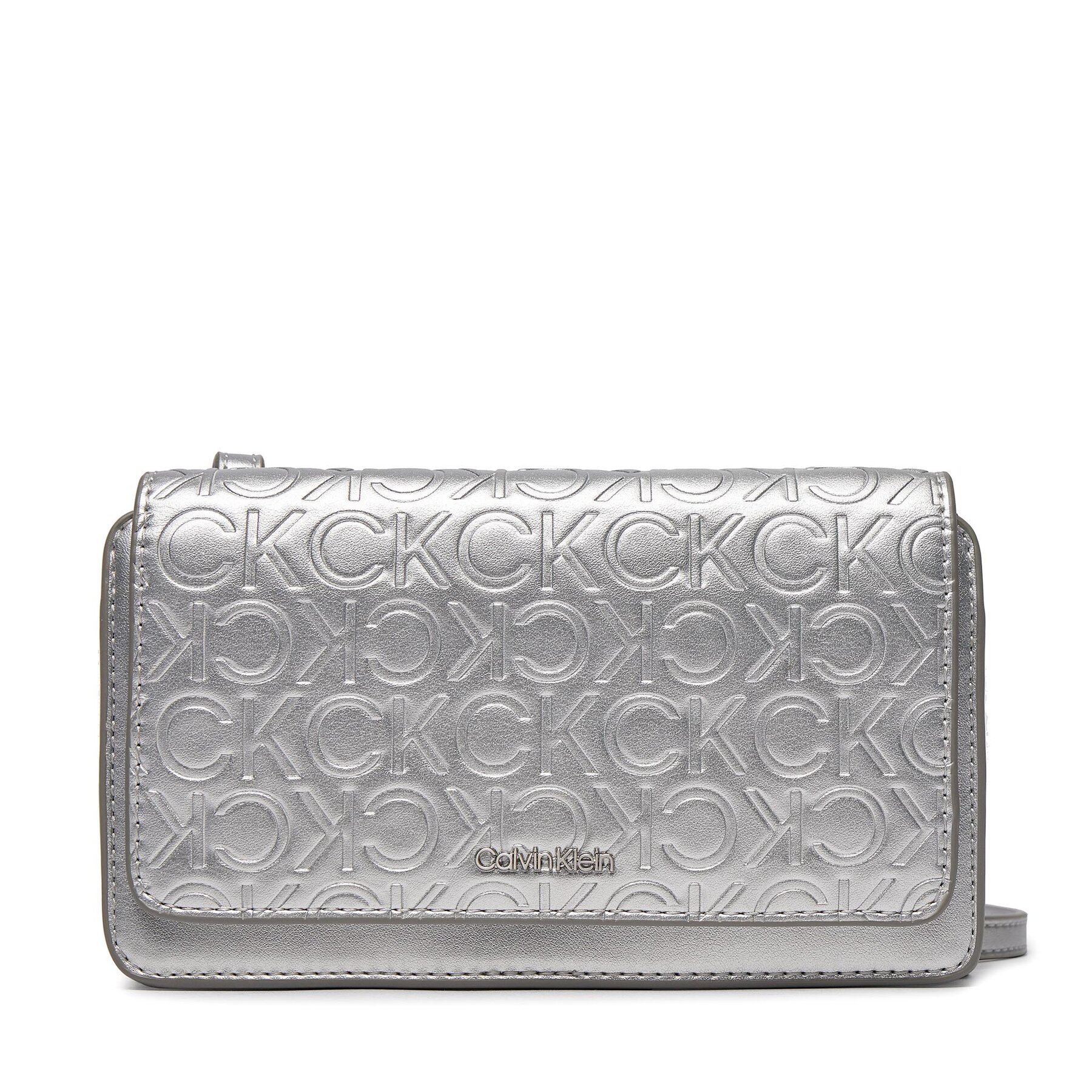 Calvin Klein Τσάντα Calvin Klein Ck Must Mini Bag_Emb K60K611384 Ασημί