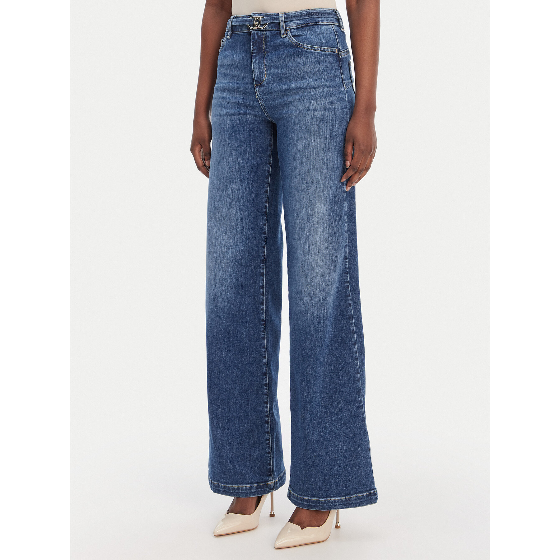 Liu Jo Jeans UA6160 D0264 Blau Flare Fit