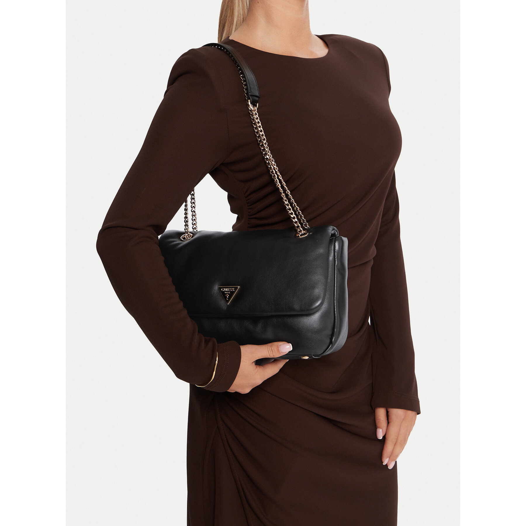 Táska Guess Sunetra HWNG75 34210 Fekete