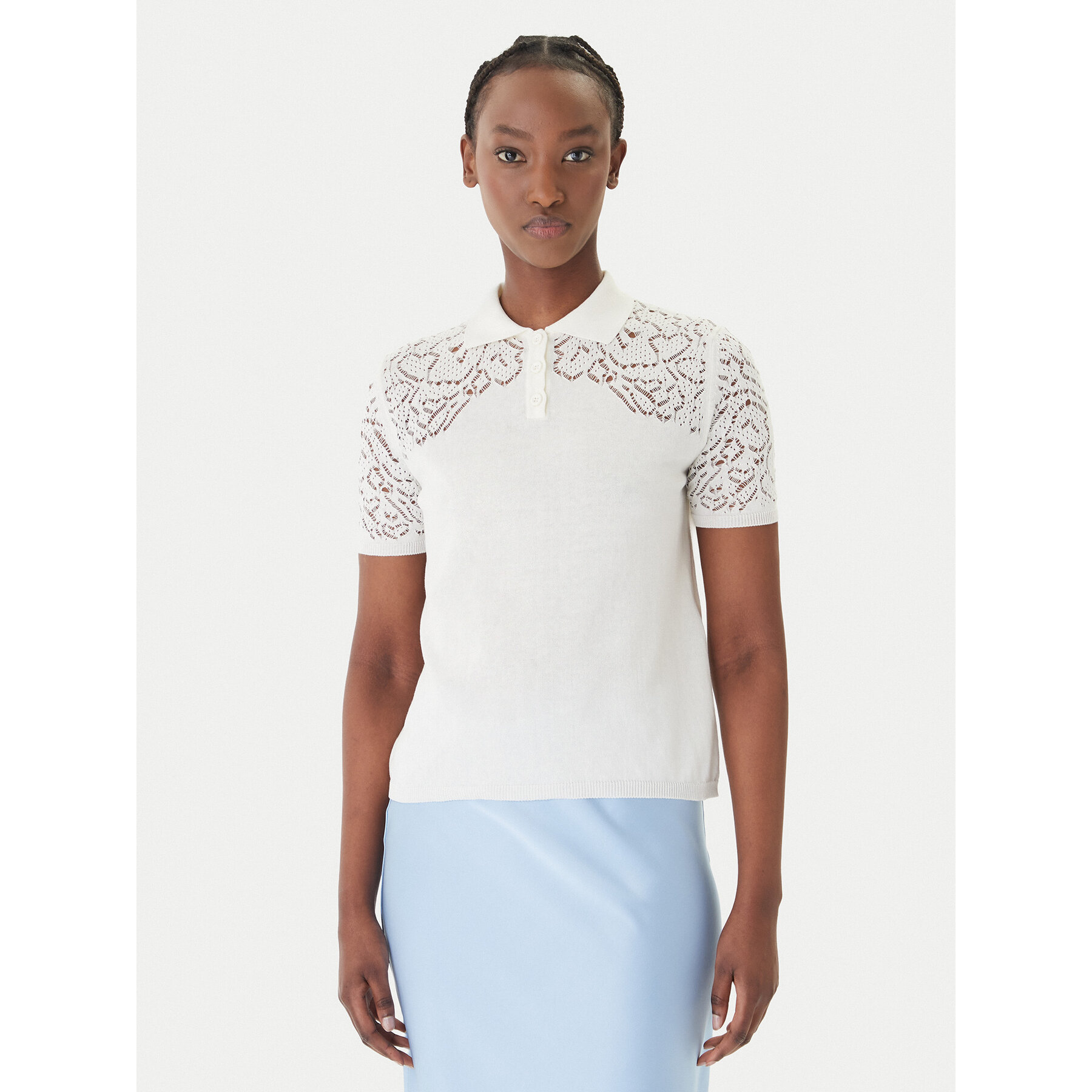 MAX&Co. Πουλόβερ MColonza 2616361043200 Εκρού Regular Fit