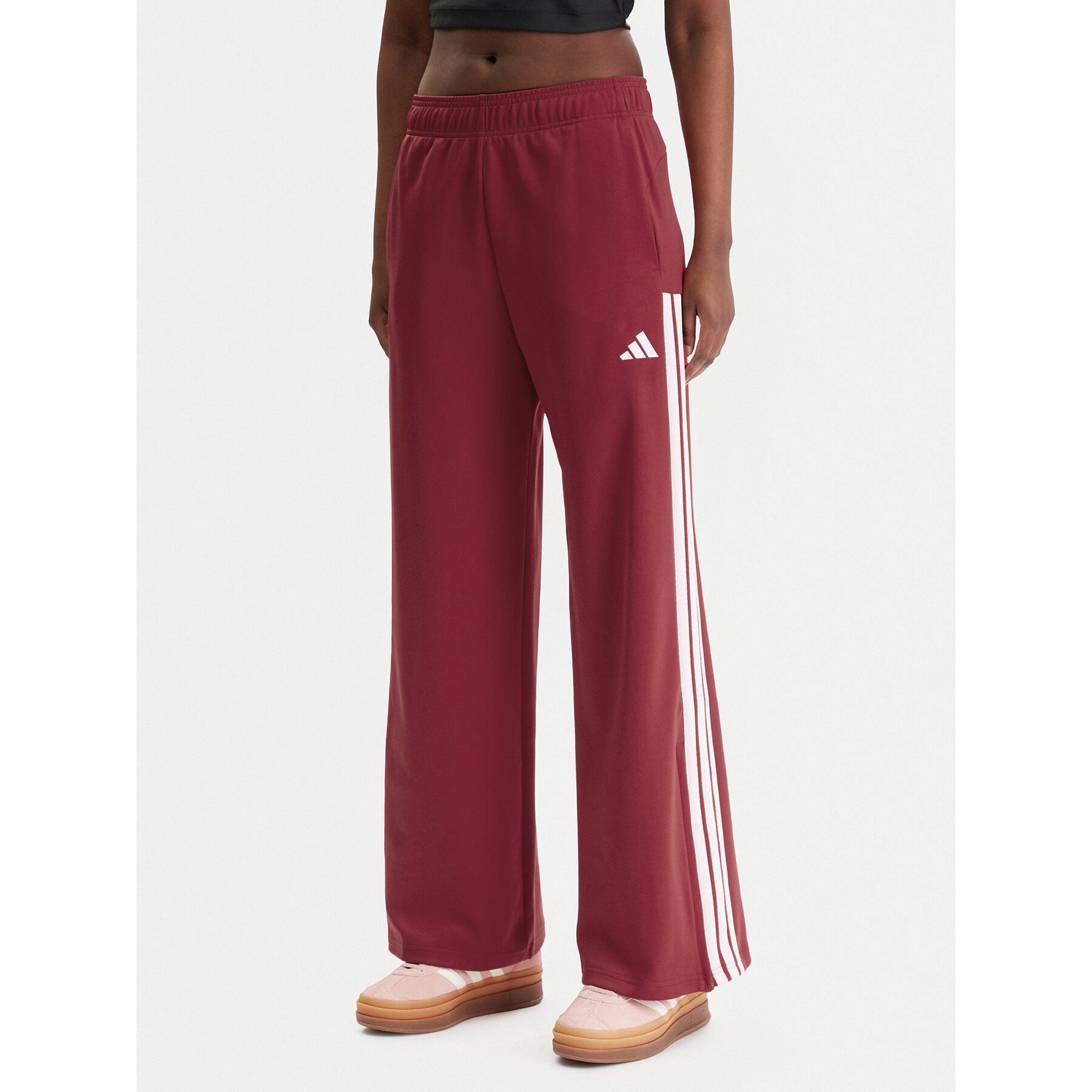 adidas Jogginghose House Of Tiro KD4298 Rot Wide Leg