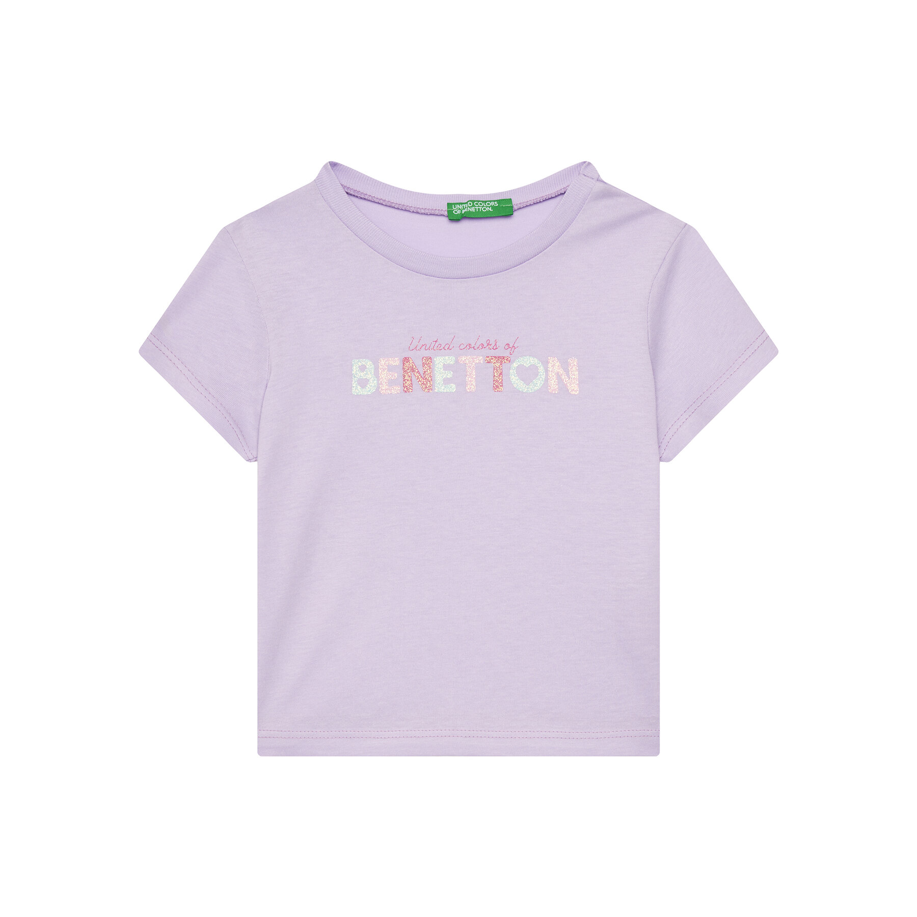 United Colors Of Benetton T-Shirt 3I1XG10HU Μωβ Regular Fit
