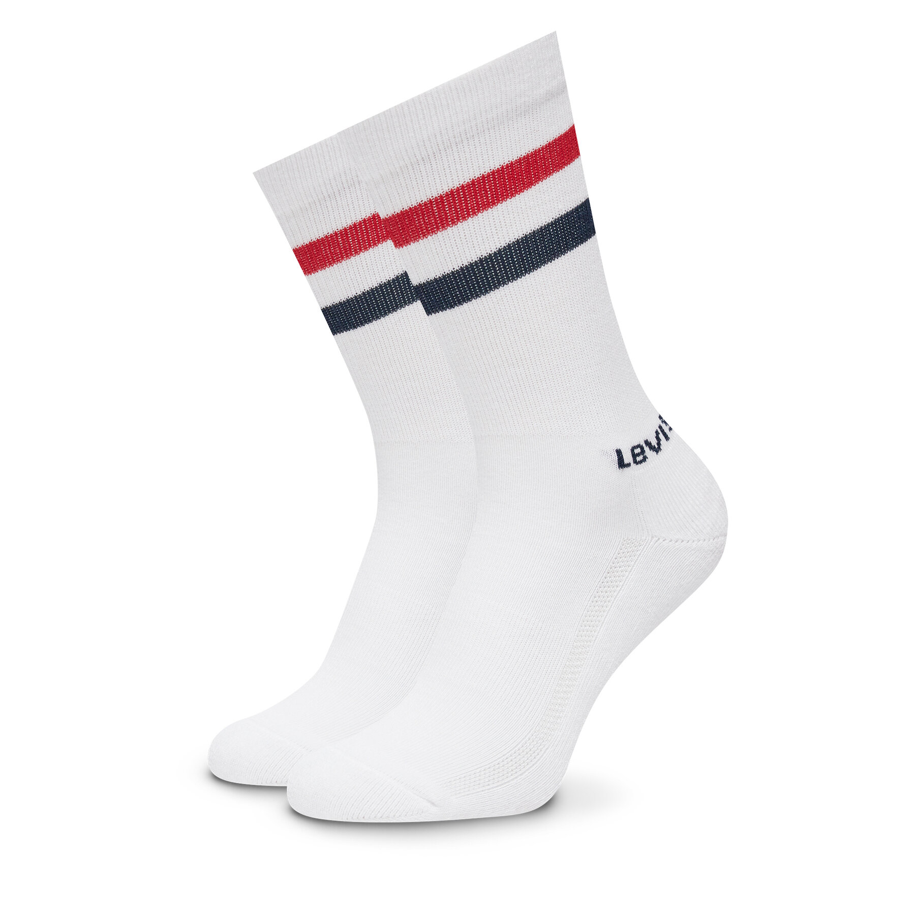 2 pares de calcetines altos para hombre Levi's® 37157-1097 Blanco