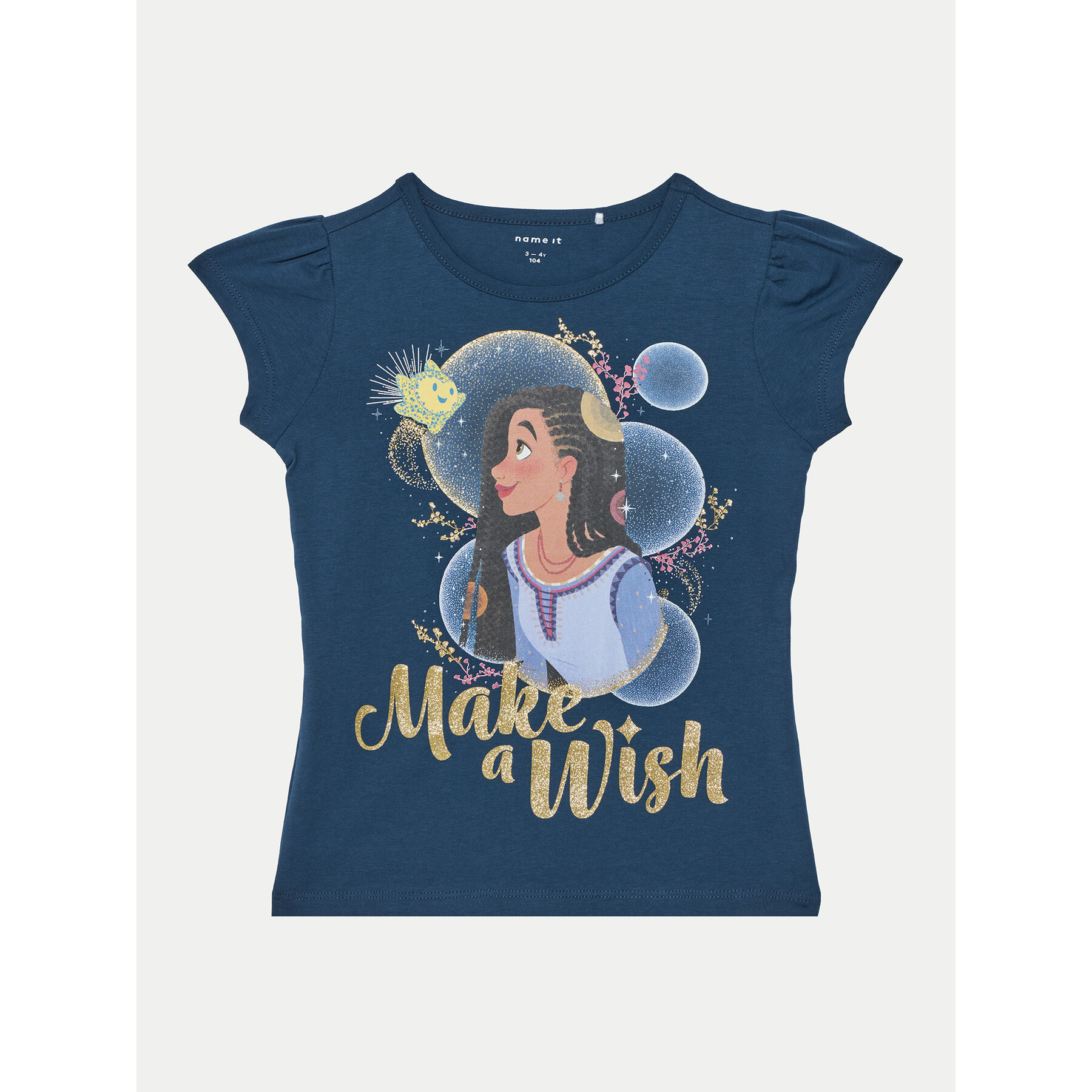 NAME IT Marškinėliai 13239531 Tamsiai mėlyna Regular Fit