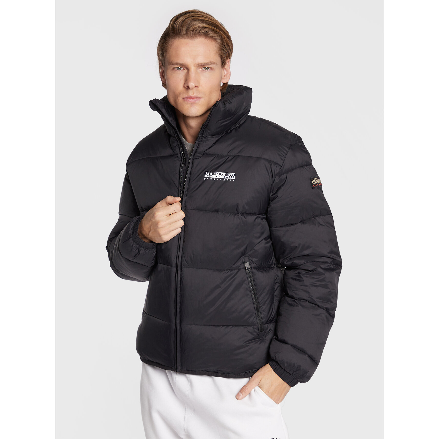 Napapijri Winterjacke A-Suomi NP0A4GJF Schwarz Regular Fit