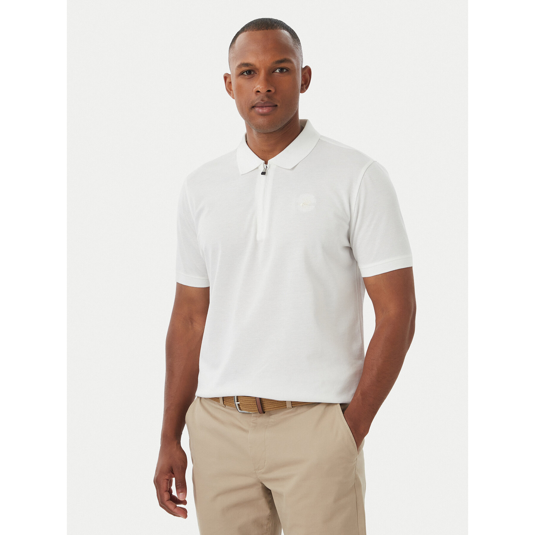 Beverly Hills Polo Club Polo majica M2734 Bela Regular Fit