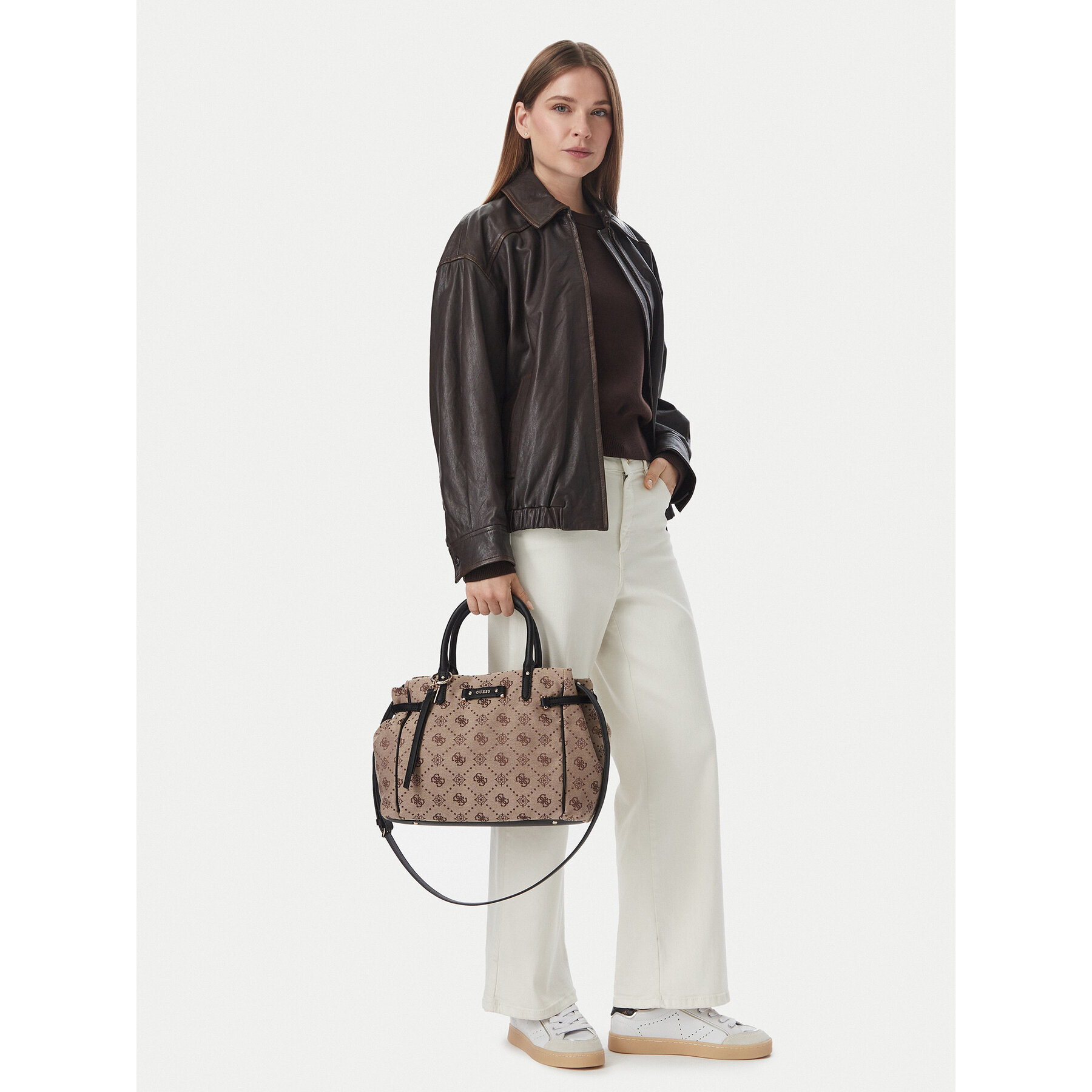 Geantă Guess Dorothy HWJP22 31060 Maro deschis