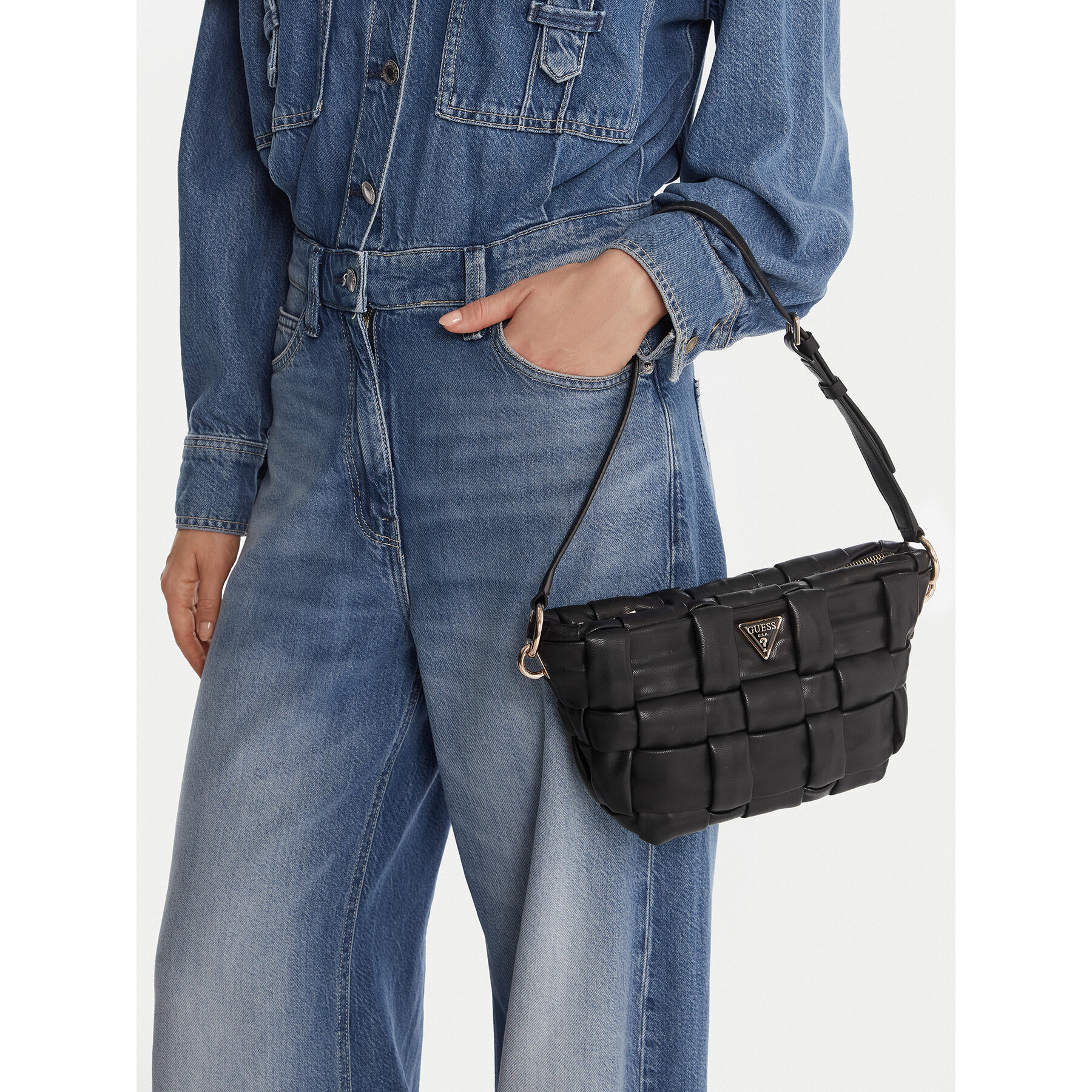 Kabelka Guess Marion HWWG80 72170 Čierna