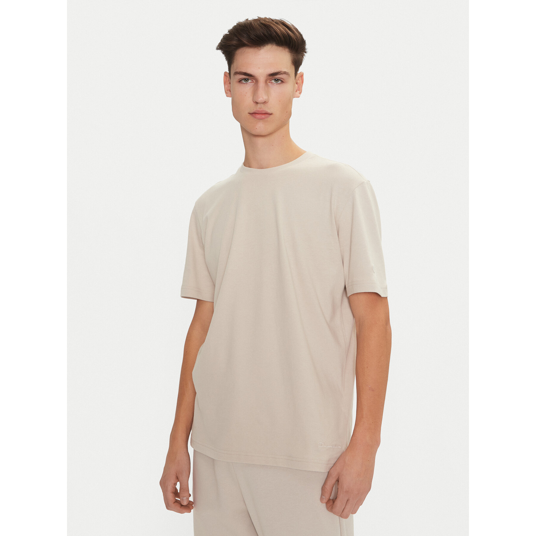 Champion Champion T-Shirt 220425 Εκρού Regular Fit