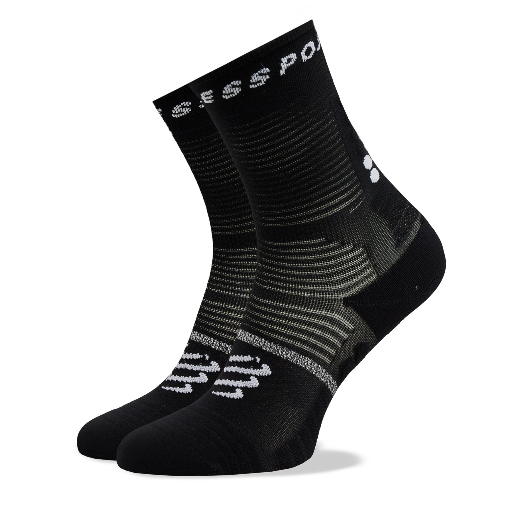 Calzini lunghi unisex Compressport Pro Marathon V 2.0 SMCU3789002 Nero, Taglia 39_41, taglia : 39_41