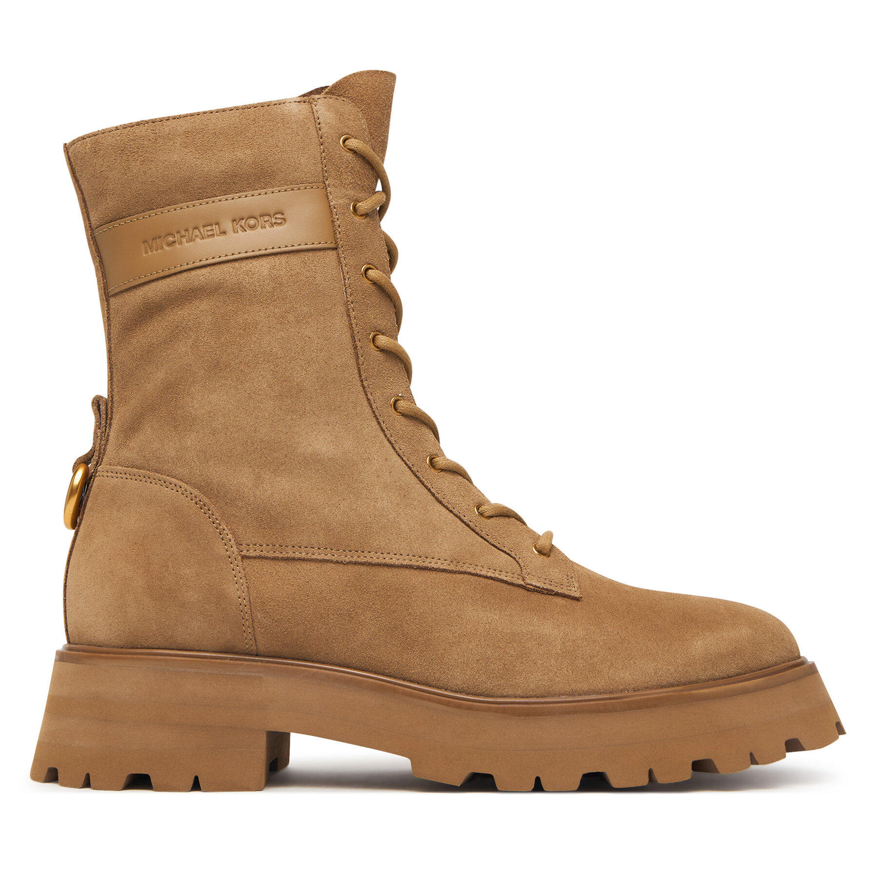 Зимни обувки MICHAEL Michael Kors Caleb Lug 40F6CBFE5S Бежов
