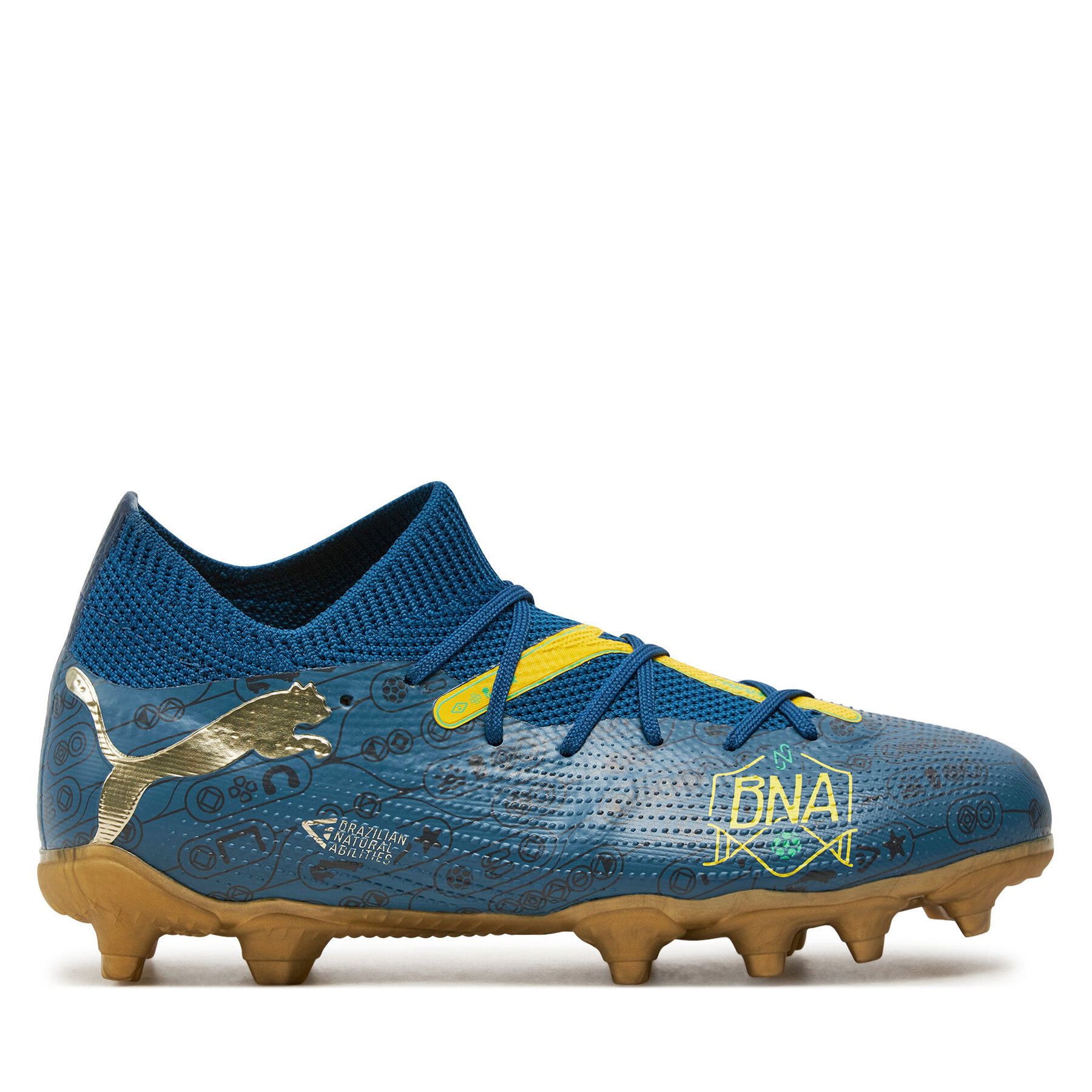 Zapatos de fútbol Puma FUTURE 7 MATCH BNA FG/AG JR 108083 01 Azul marino