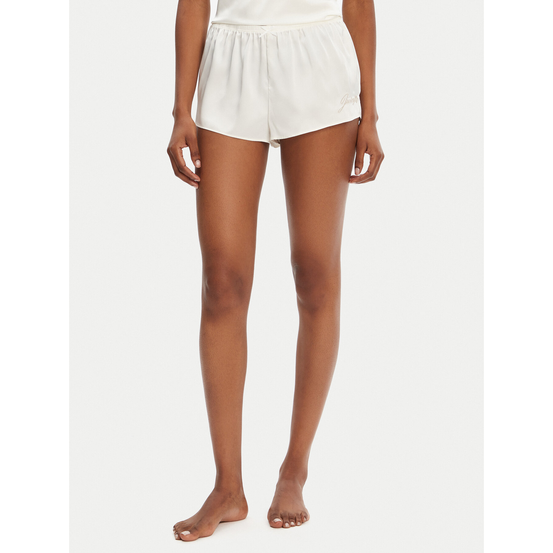 Juicy Couture Rövid pizsama nadrág JCLHS125512 Ekru Regular Fit