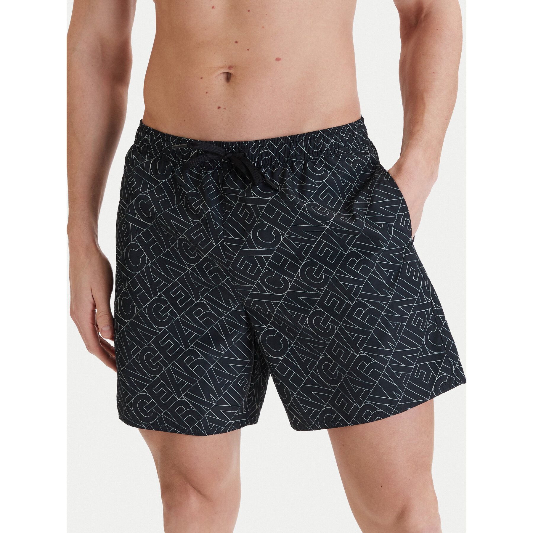 Armani Exchange Badeshorts XM000832 AF24685 FC308 Schwarz Regular Fit
