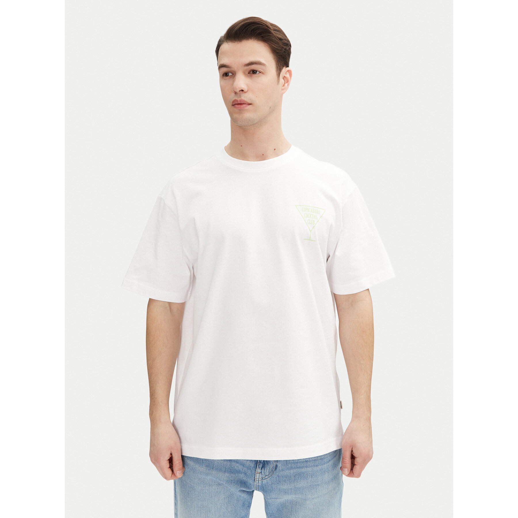 Only & Sons Póló Cabana 22034380 Fehér Relaxed Fit