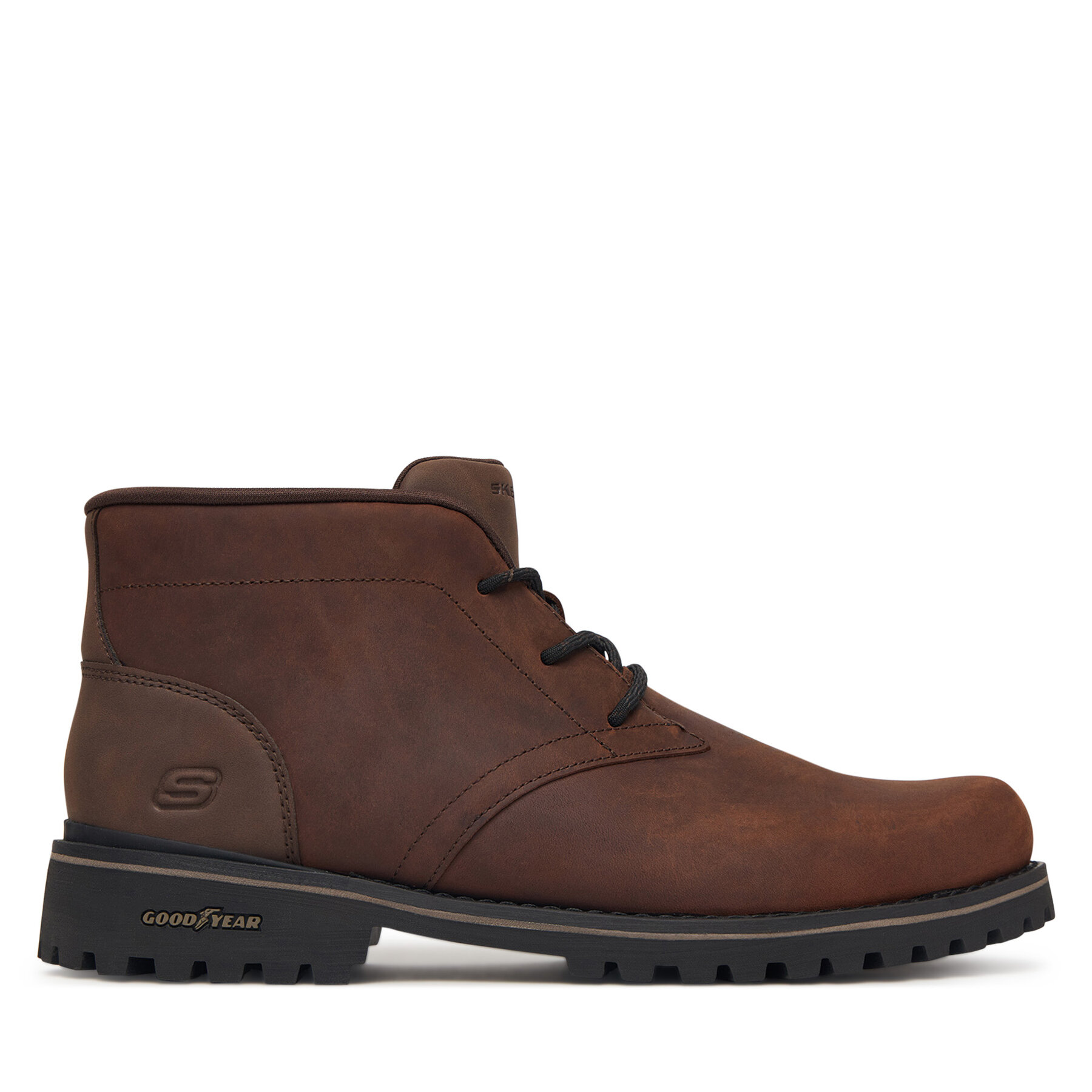 Gležnjače Skechers Quintero - Damien 205903/DKBR Smeđa