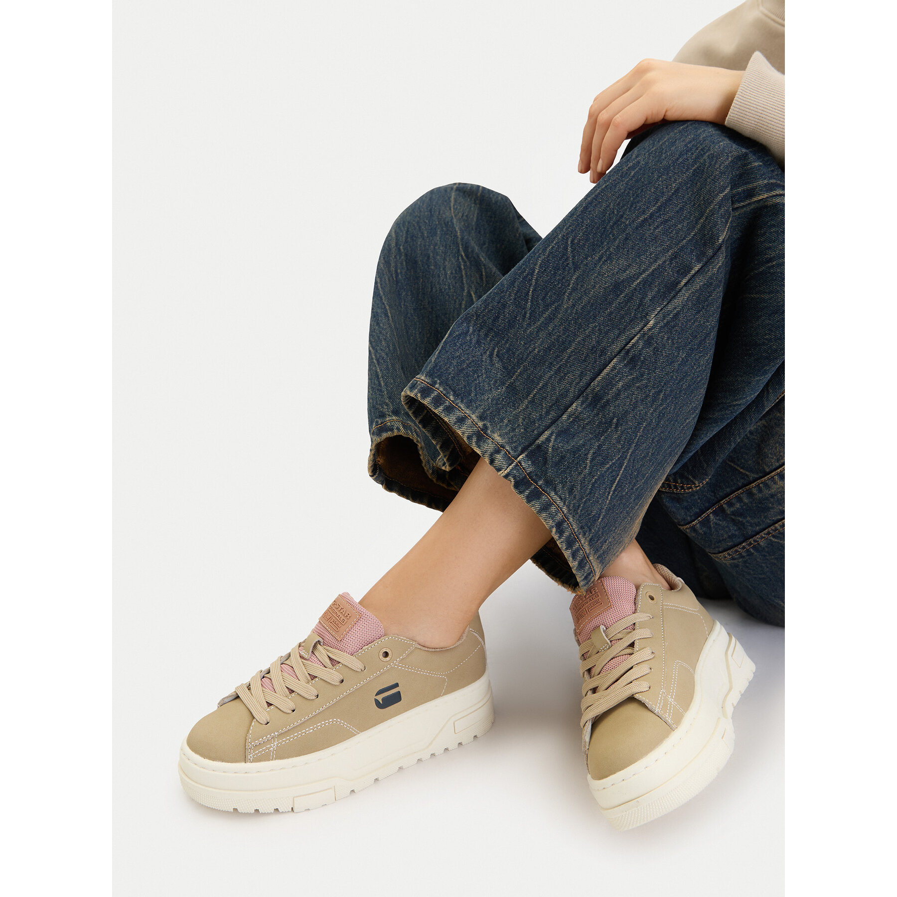 Αθλητικά G-Star Raw CEO-COLS Μπεζ
