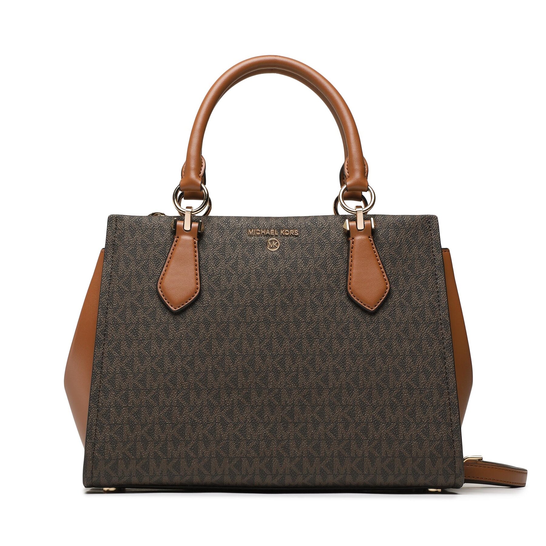 Kabelka MICHAEL Michael Kors Marilyn 30S2G6AS2B Hnedá