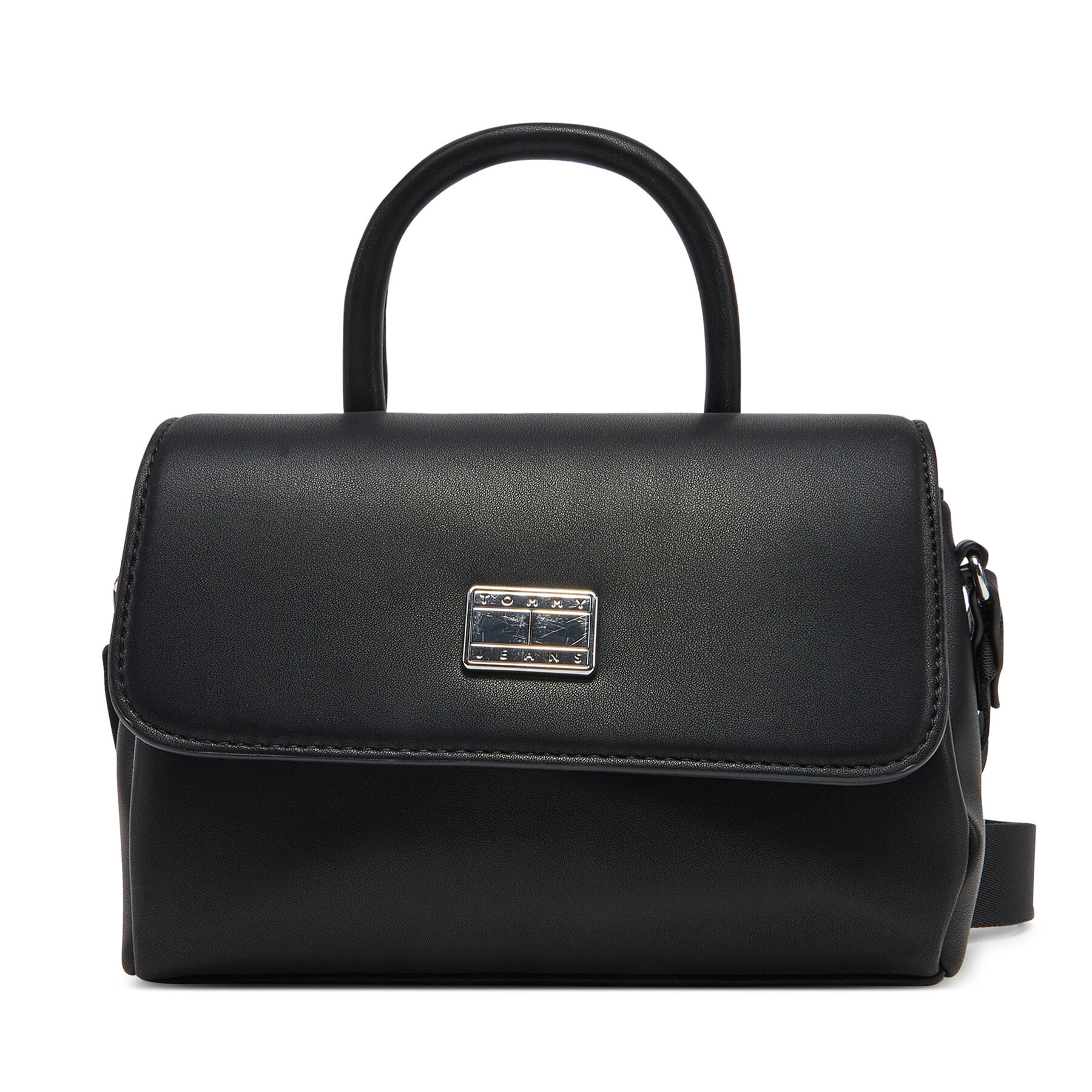 Geantă Tommy Jeans Tjw American Cool Flap Crossover AW0AW17296 Negru
