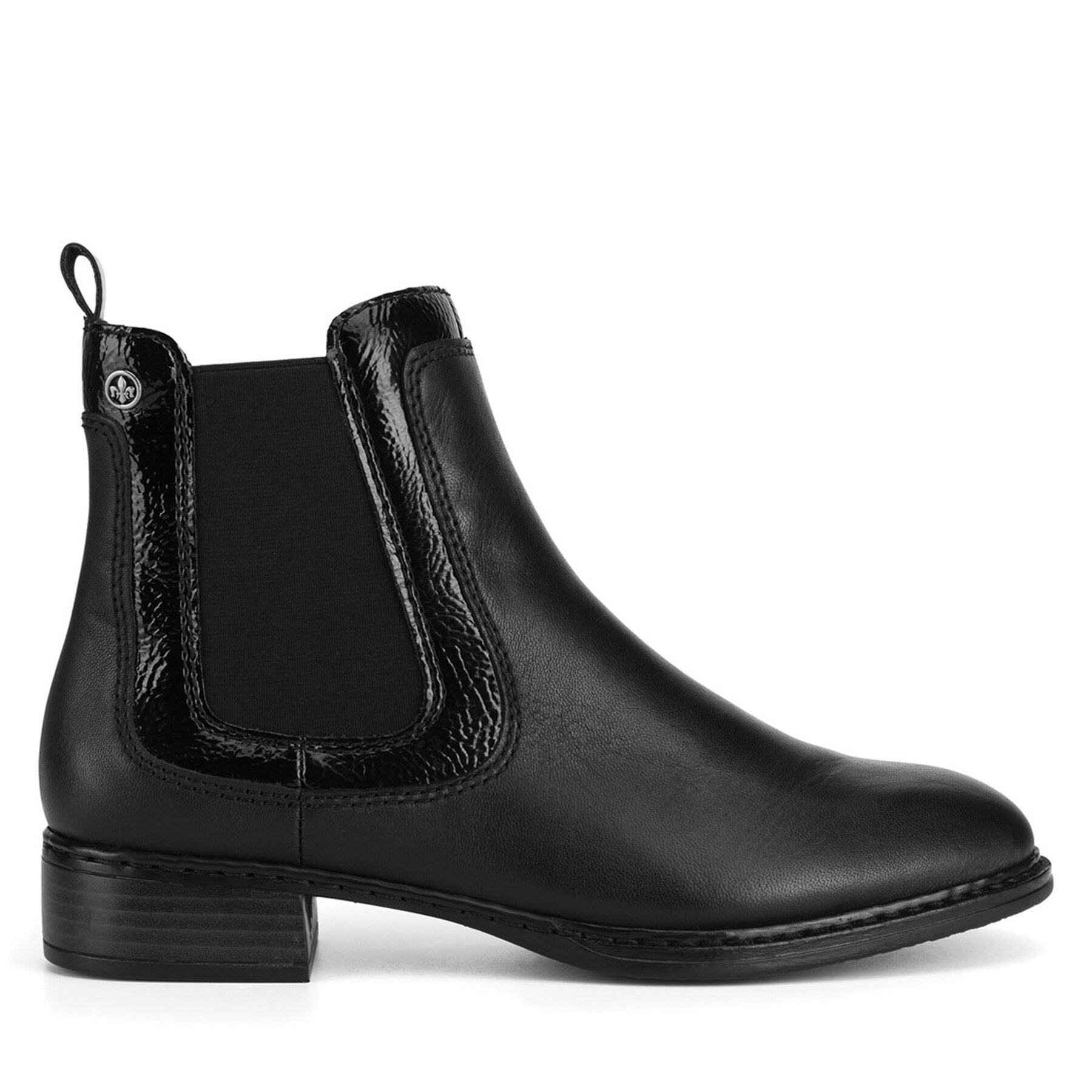 Bokacsizma Rieker 73457-00 Fekete