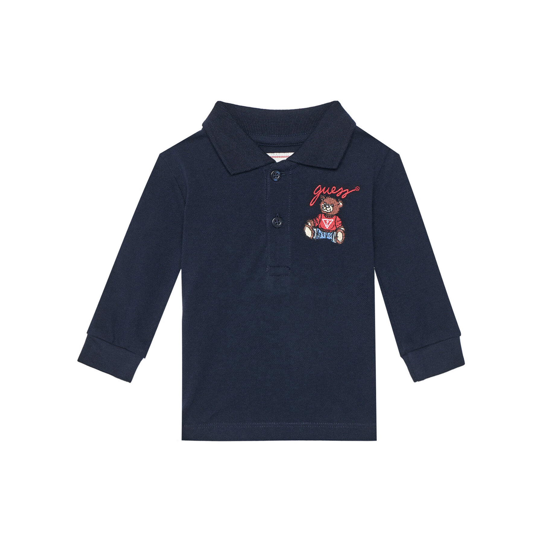 Guess Pólóing N5YP00 KADZ4 Sötétkék Regular Fit