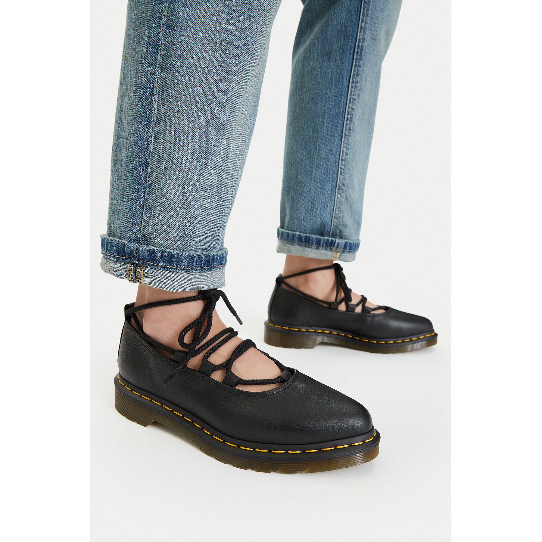 Polobotky Dr. Martens Elphie II DM40683001 Černá