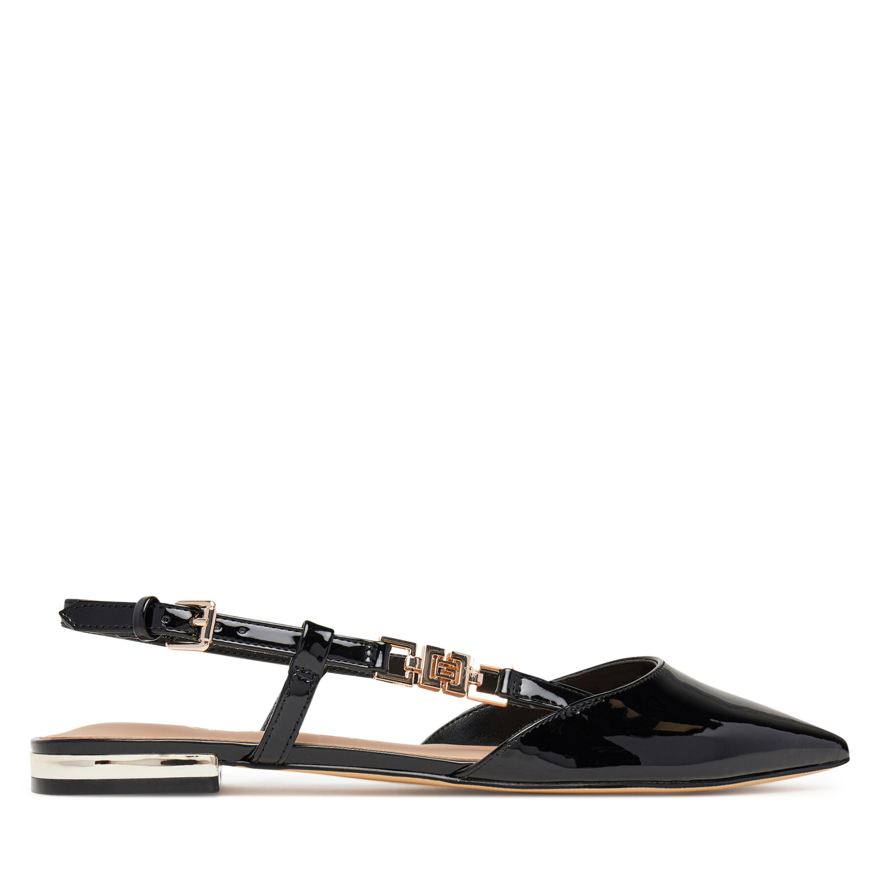 Baleríny Guess FLTFR2 PAF05 Čierna