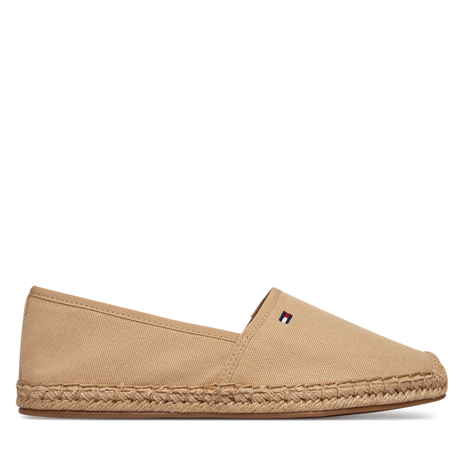 Espadrile Tommy Hilfiger Flag Canvas Espadrille FW0FW08541 Bež