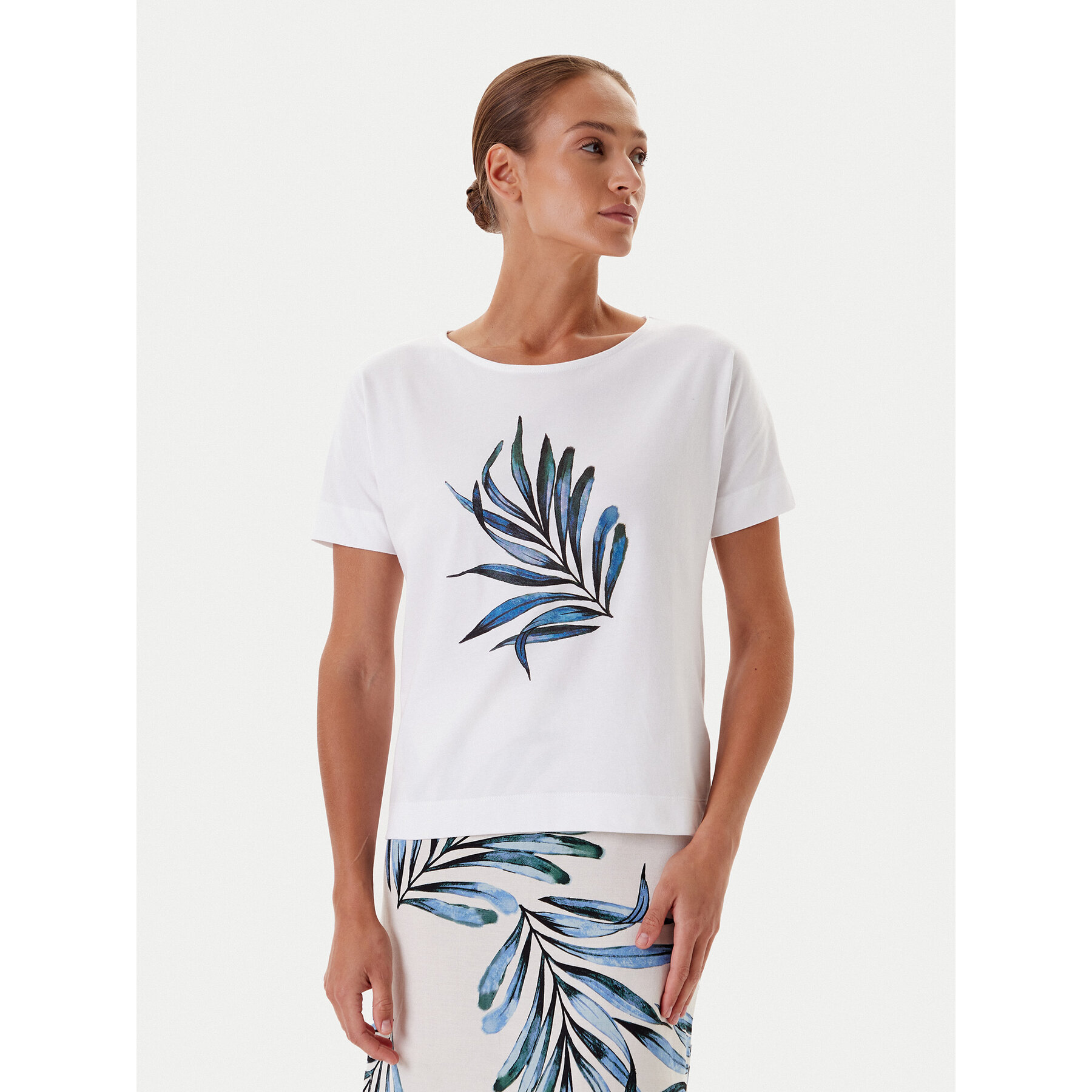 Tatuum Tatuum T-Shirt Lali 5 T2509.112 Λευκό Relaxed Fit