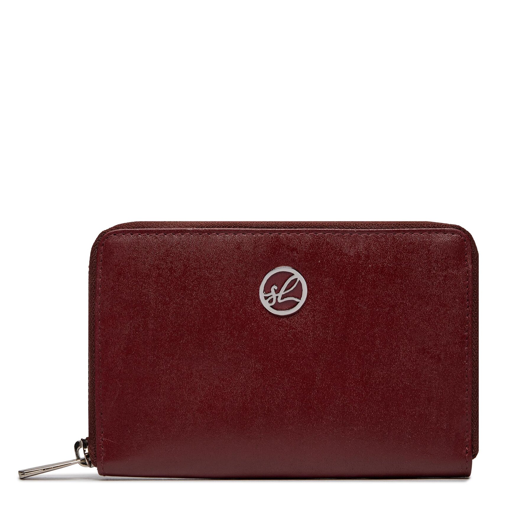 Cartera grande para mujer Semi Line P8262-2 Guinda/burdeos