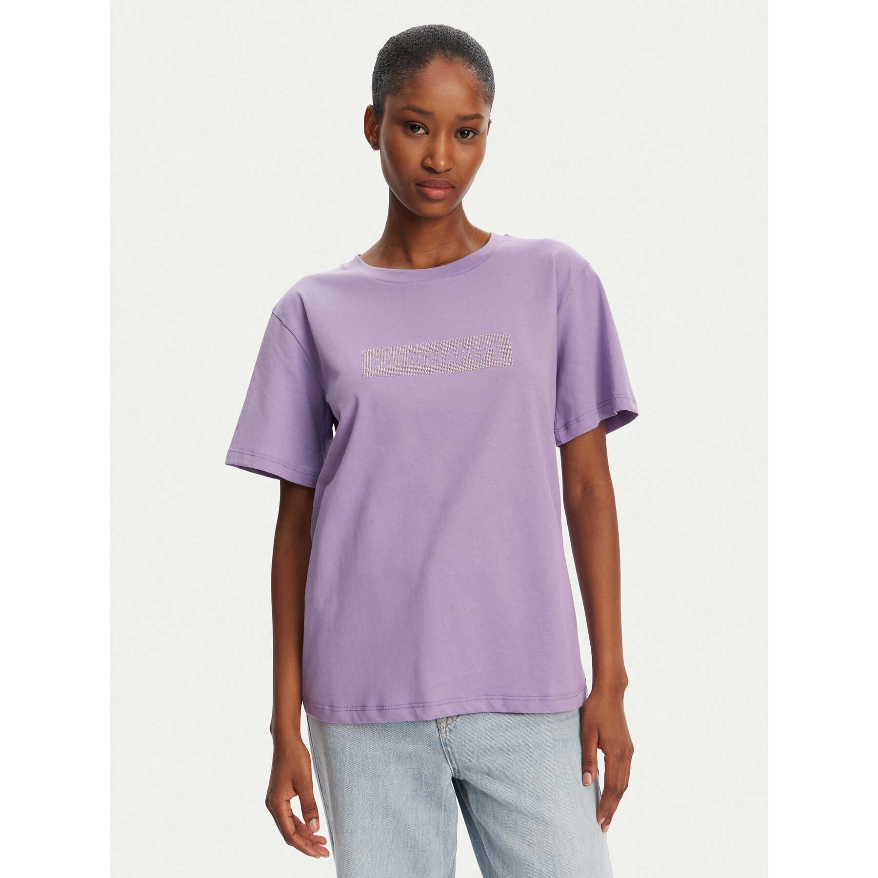 Patrizia Pepe T-Shirt 2M4422/J274-M531 Μωβ Regular Fit