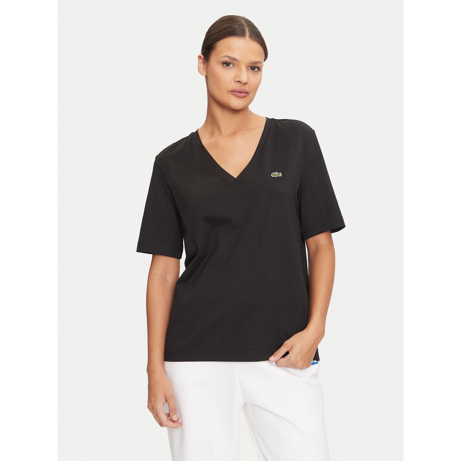 Lacoste T-shirt TF7300 Nero Regular Fit