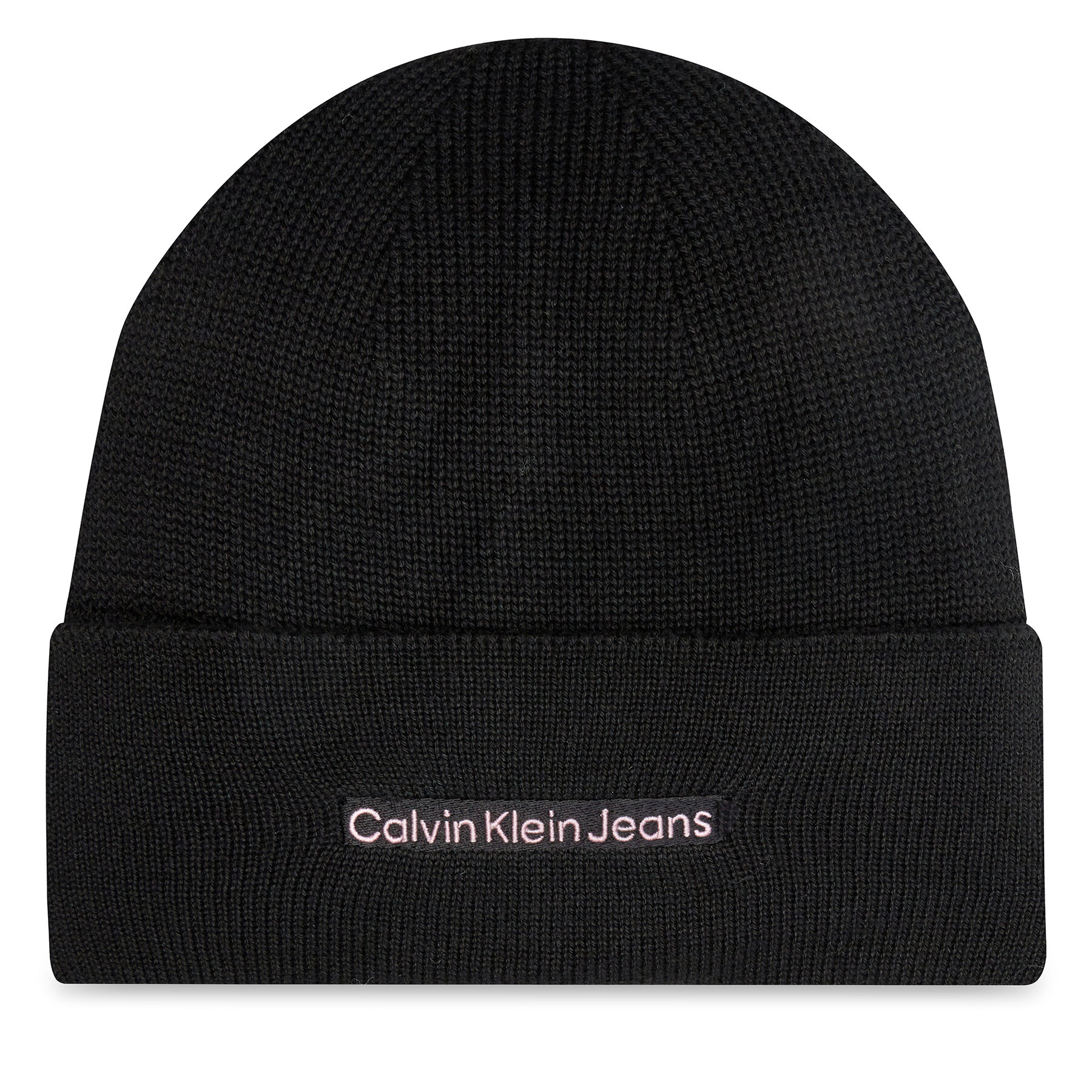Шапка Calvin Klein Inst Embro K60K612651 Черен