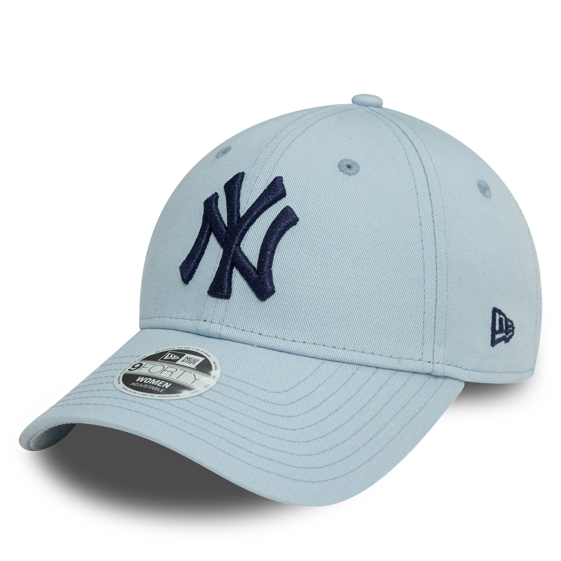 Czapka z daszkiem New Era Błękitny Metallic Logo 9FORTY New York Yankees 60595488