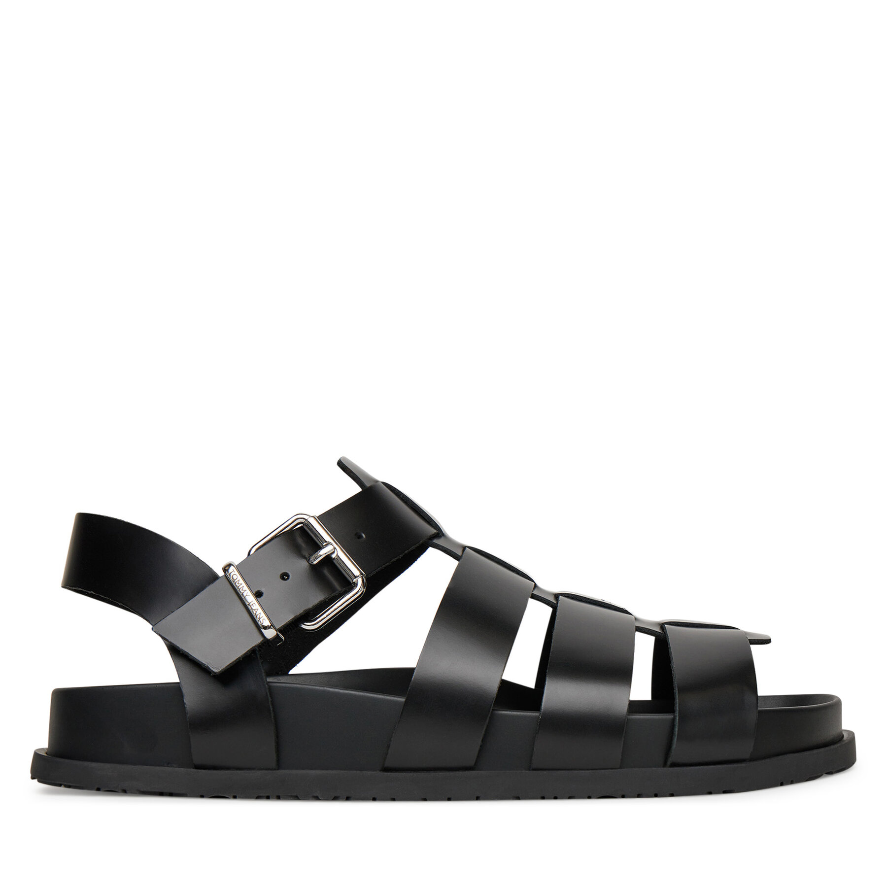 Sandále Tommy Jeans Tjw Fisherman Patent Sandal EN0EN02874 Čierna